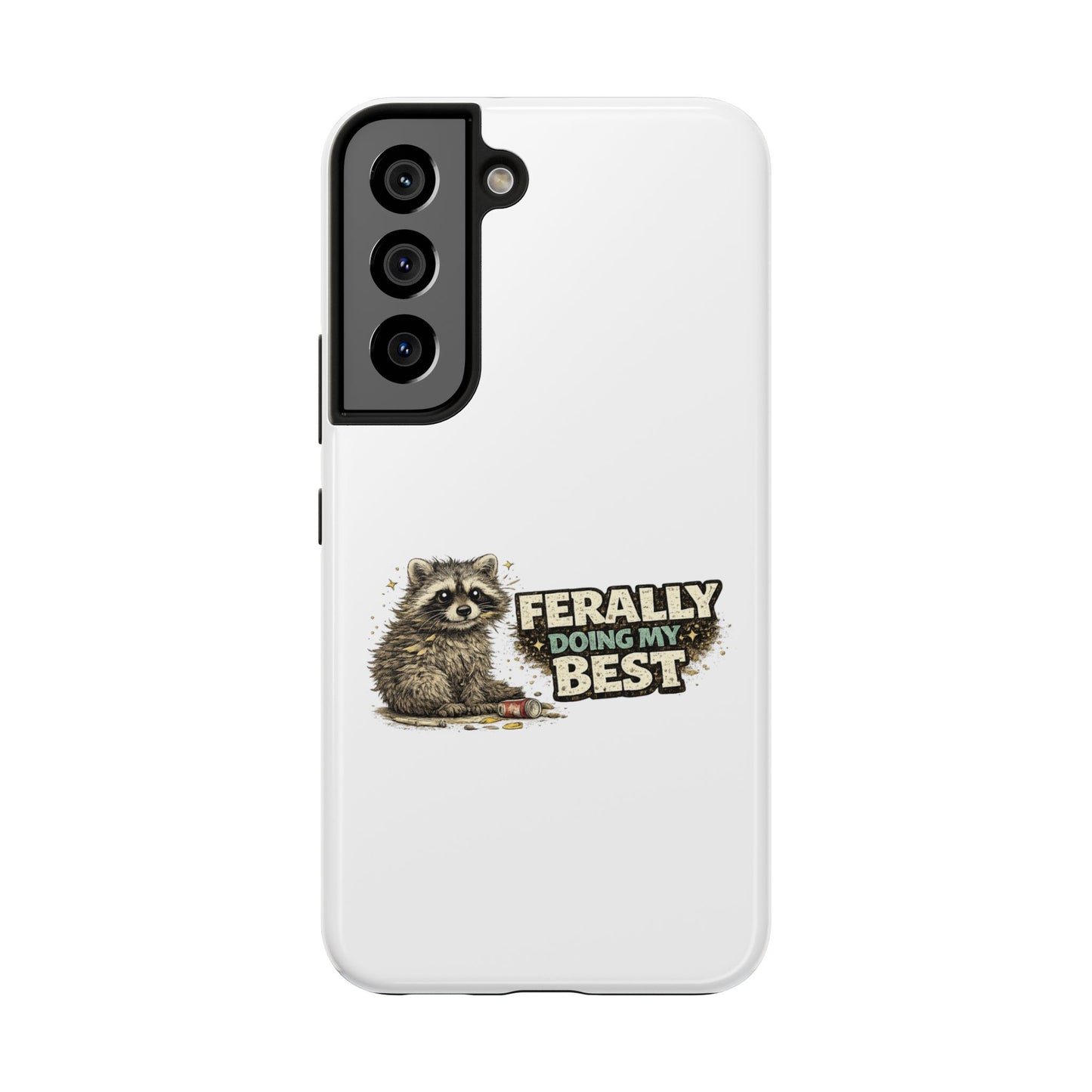 Ferally Raccoon Phone Case — Tough & Cute Protective Phone Cover