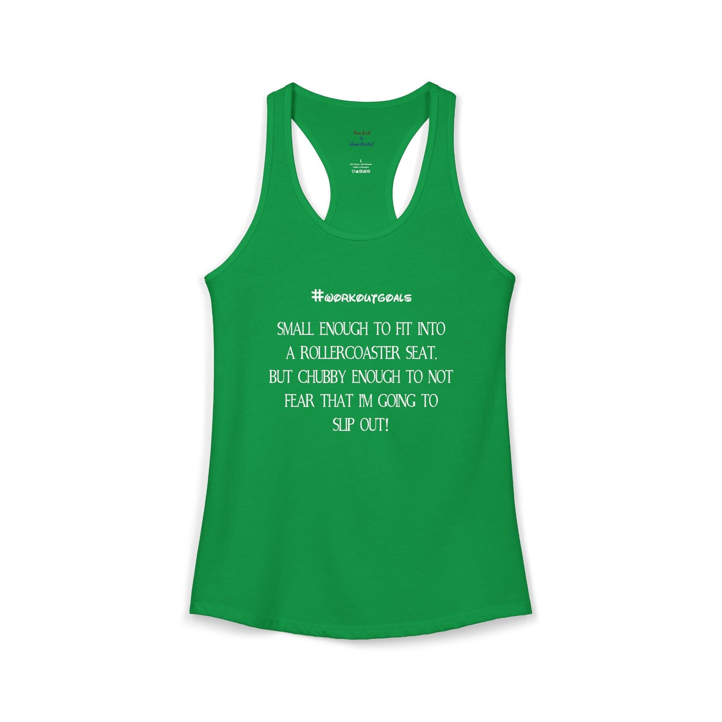 Workout Goals Racerback Tank