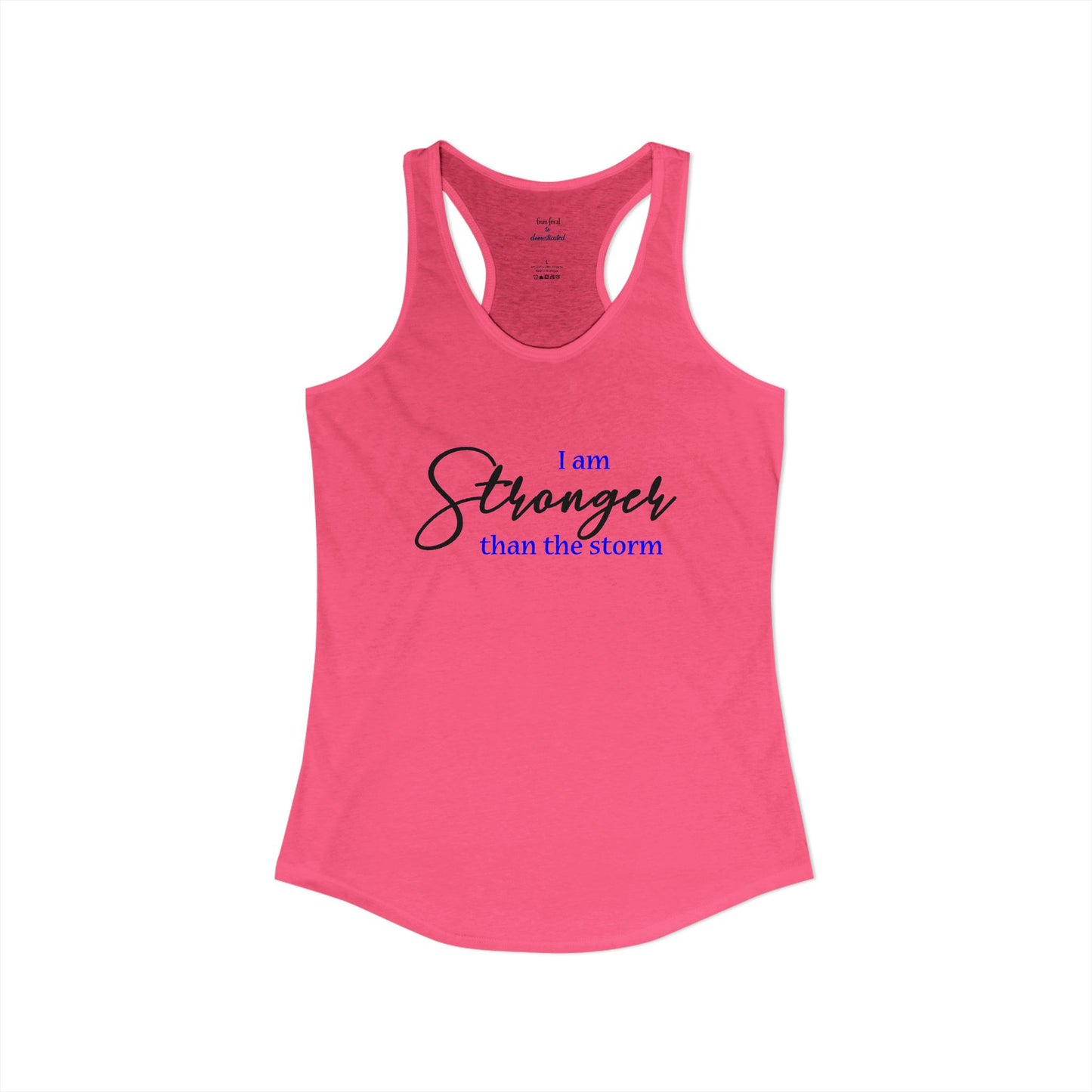 Stronger Than The Storm Racerback Tank