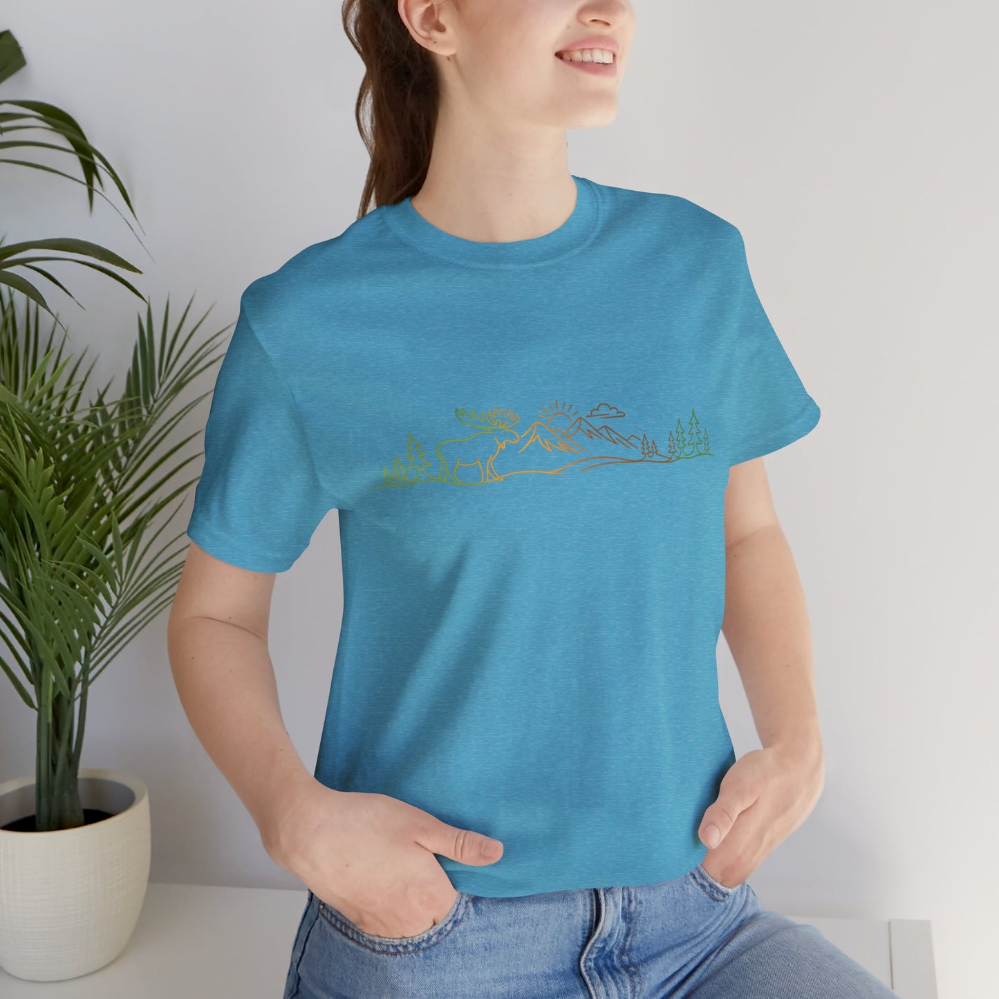 Moose Mountain Scene | Hiking Tee