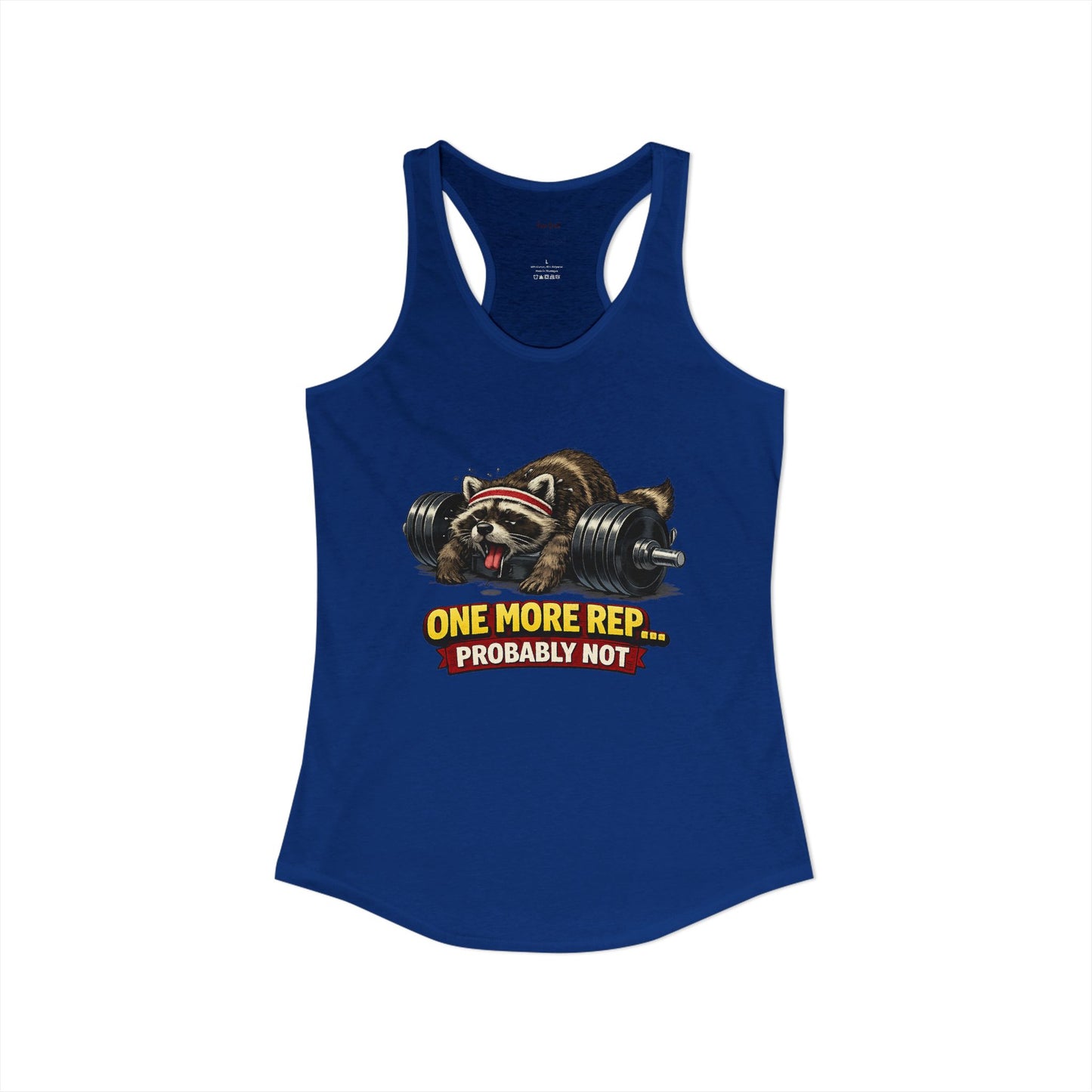 One More Rep Racerback Tank