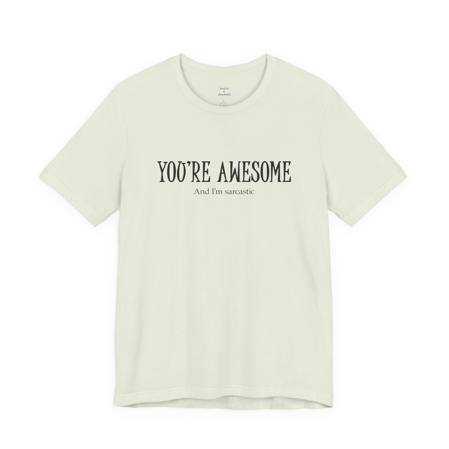 You're Awesome (And I'm Sarcastic) T-Shirt