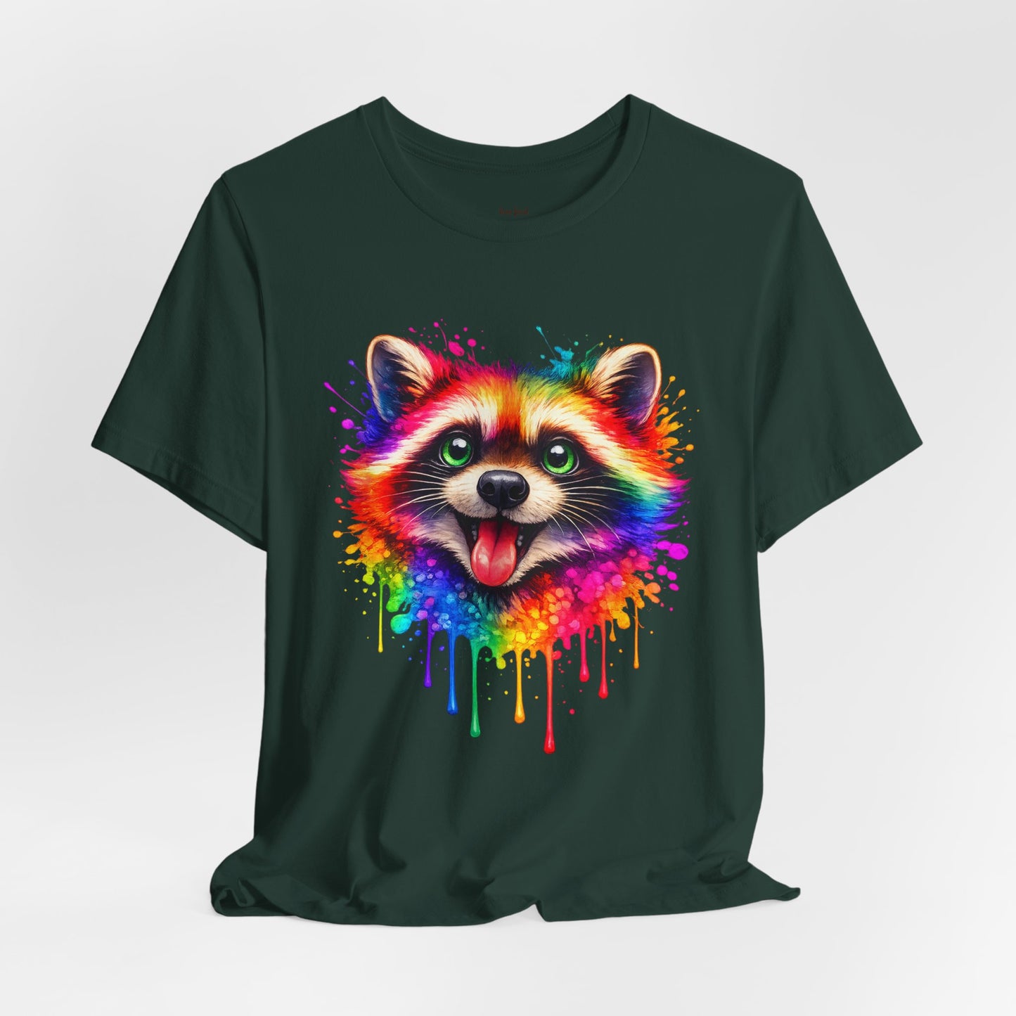 Watercolor Wildlife Raccoon T-Shirt
