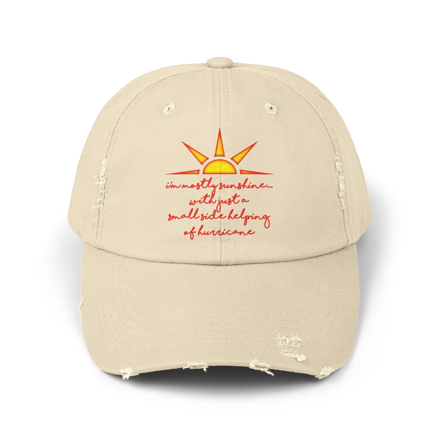 "Sunshine" Distressed Cap —  Funny Truth Hat