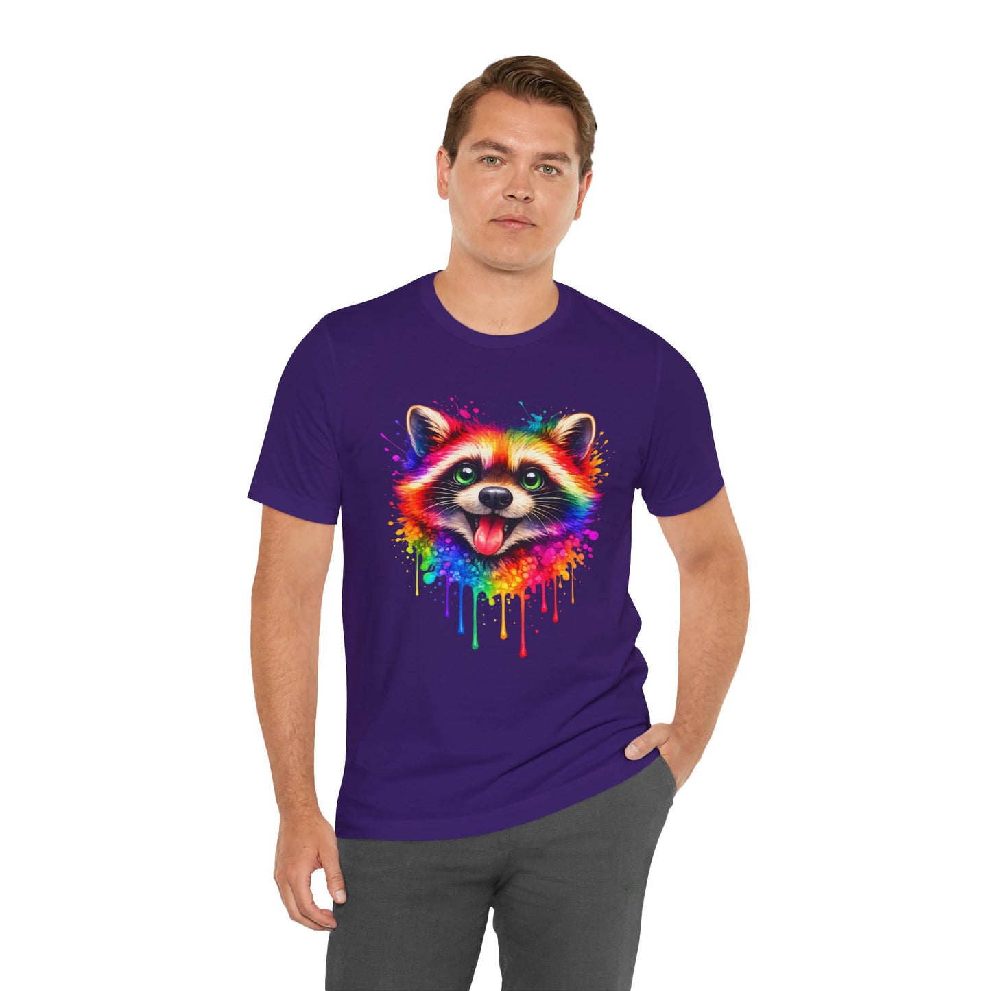 Watercolor Wildlife Raccoon T-Shirt
