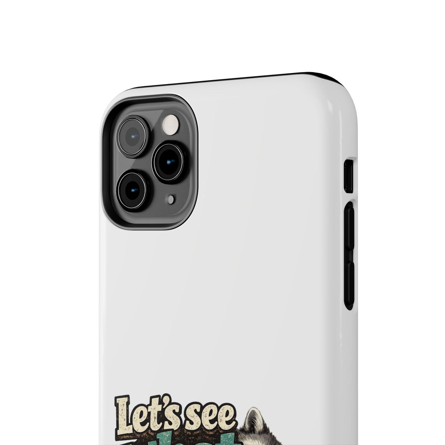Peek & See Raccoon Phone Case — Tough & Cute Protective Phone Cover