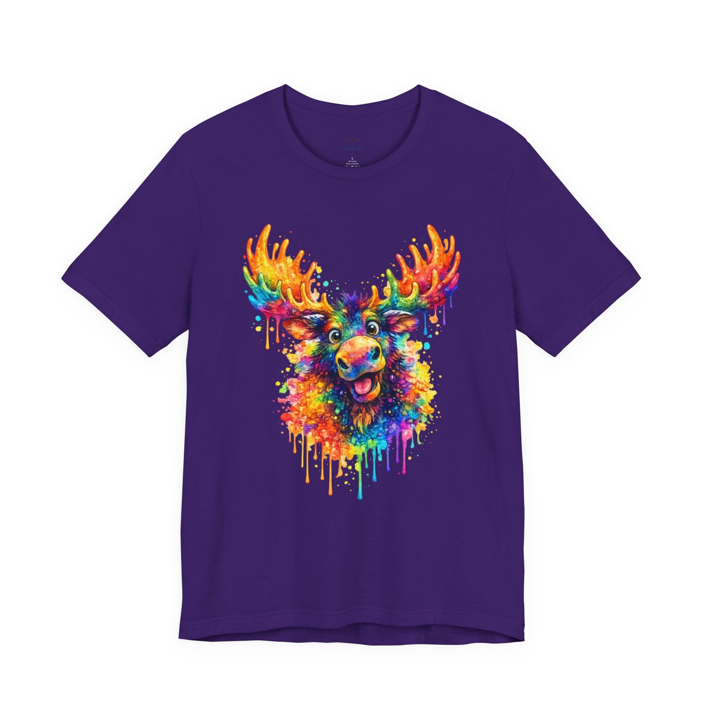 Watercolor Wildlife Moose T-Shirt