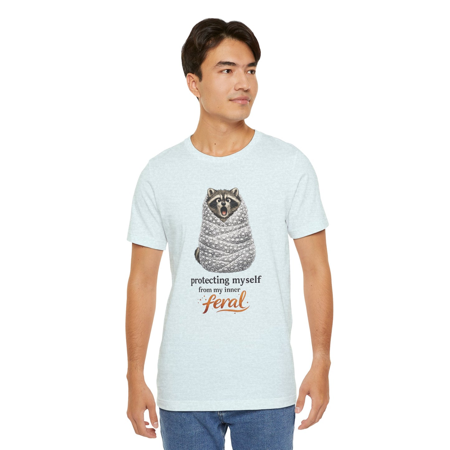 Bubble Wrapped Raccoon T-shirt