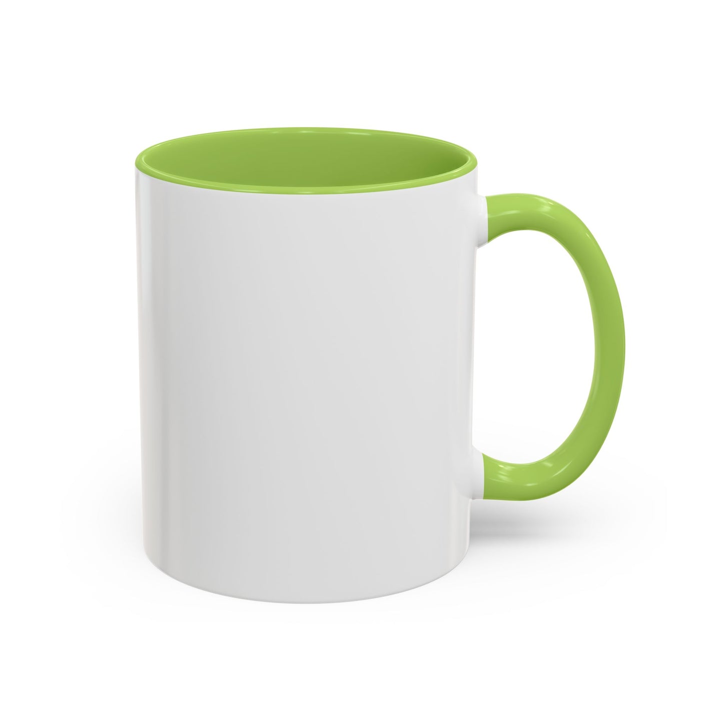 Cheerful Watercolor Raccoon Accent Coffee Mug