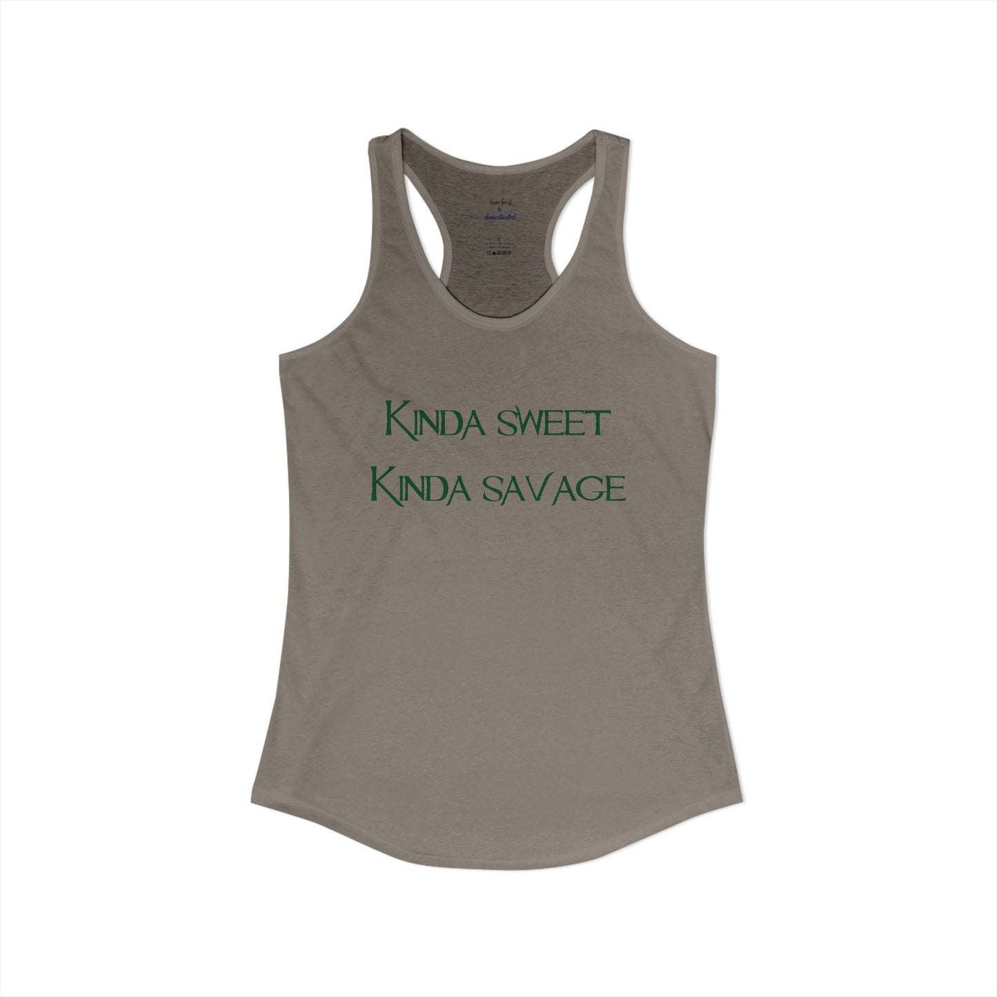 Kinda Both Racerback Tank