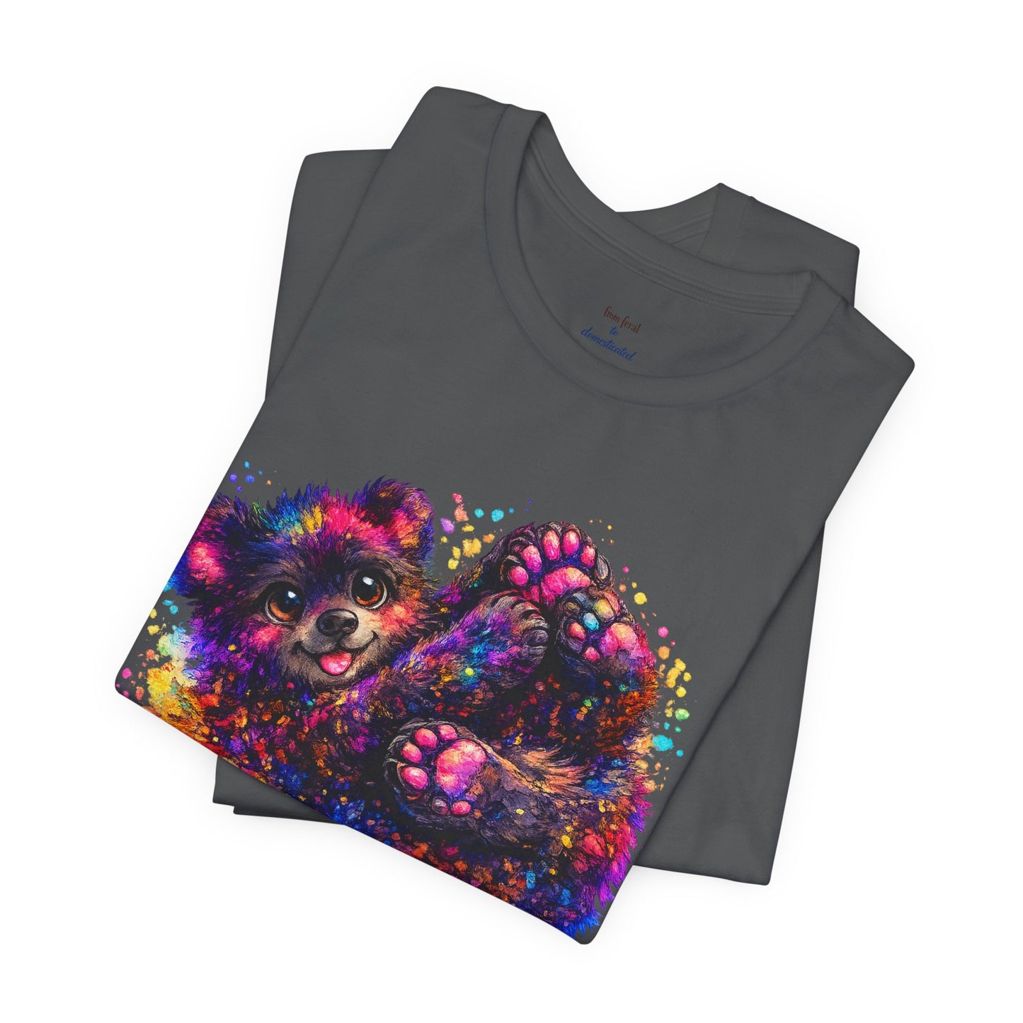 Watercolor Wildlife Bear Cub T-Shirt