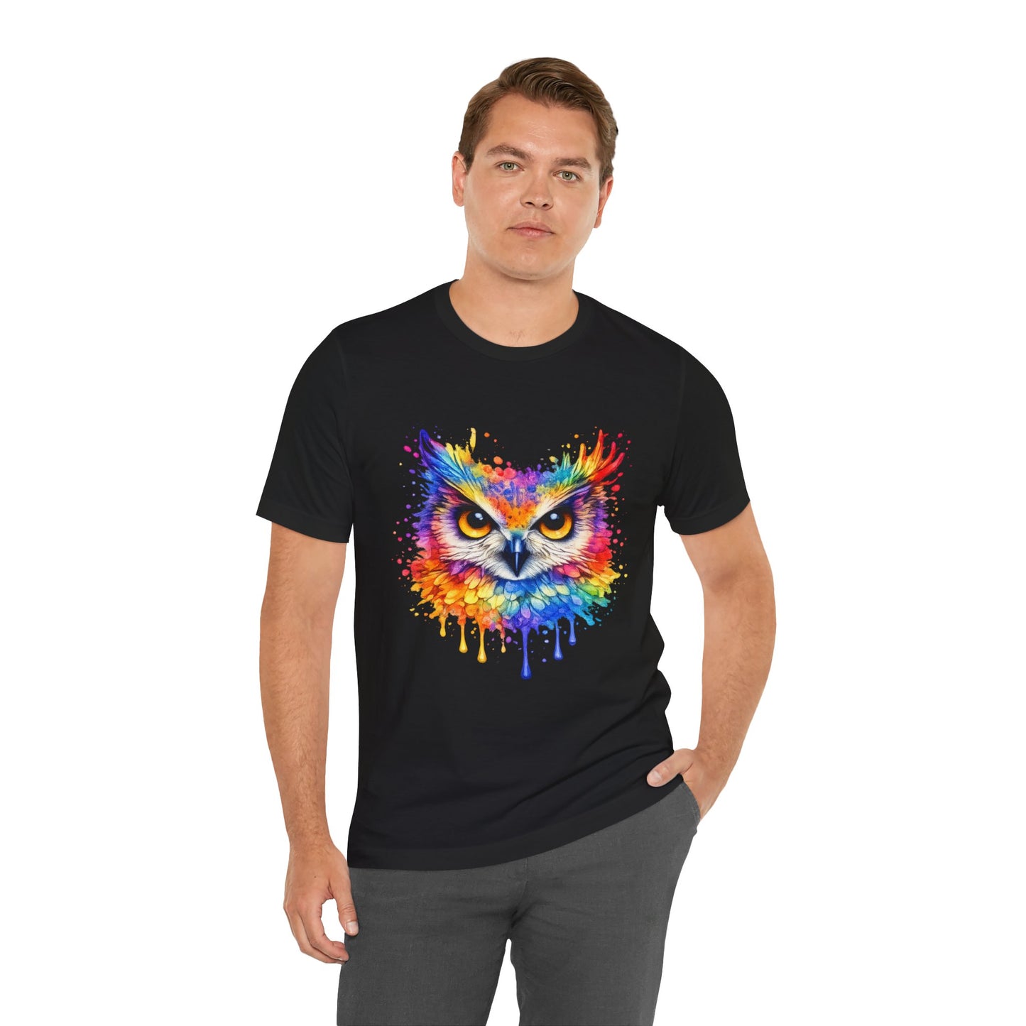 Watercolor Wildlife Owl T-Shirt