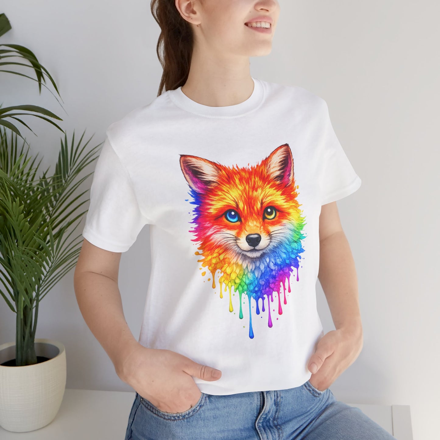 Watercolor Wildlife Fox T-Shirt