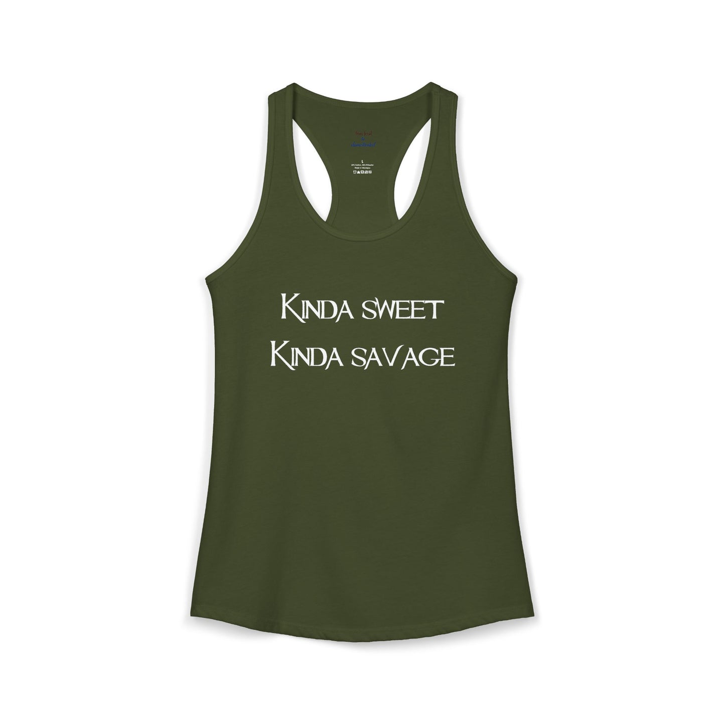 Kinda Both Racerback Tank