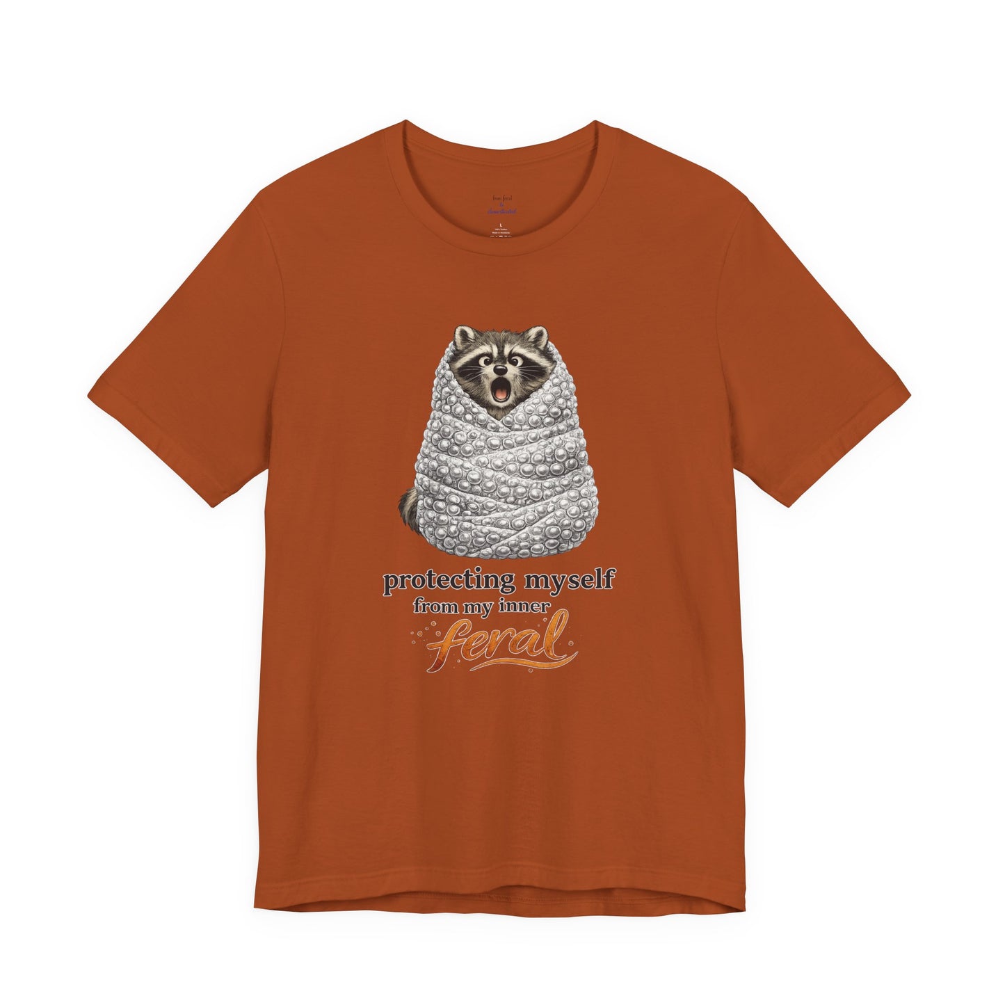 Bubble Wrapped Raccoon T-shirt