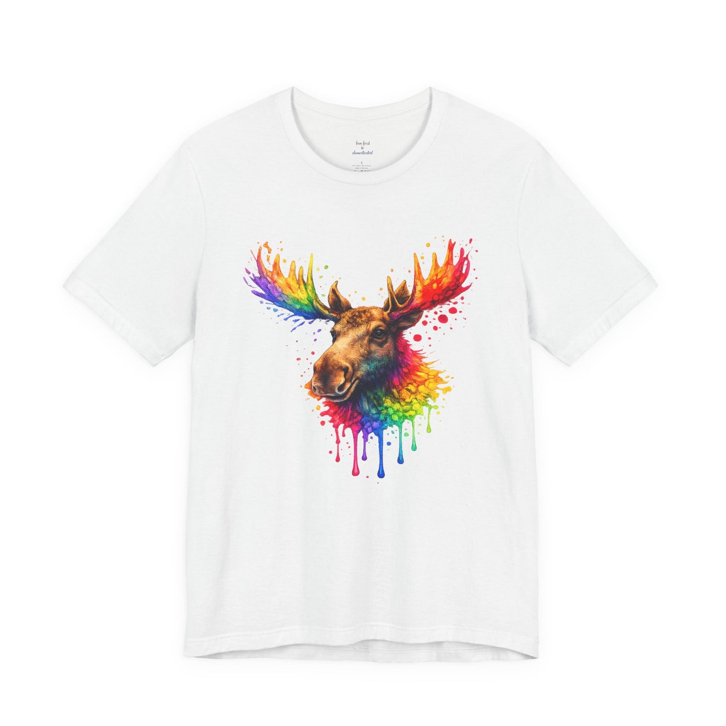 Watercolor Wildlife Moose T-Shirt