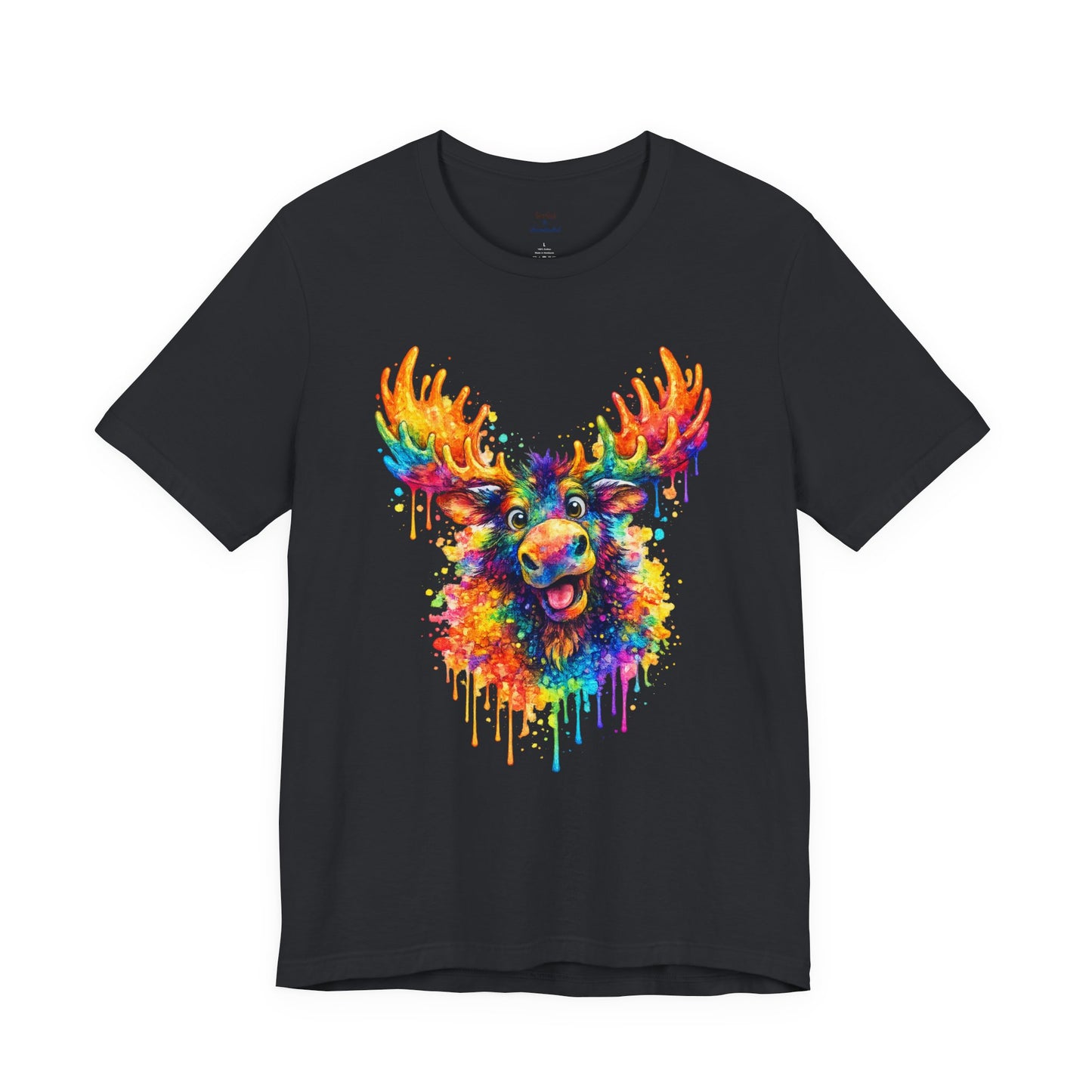 Watercolor Wildlife Moose T-Shirt