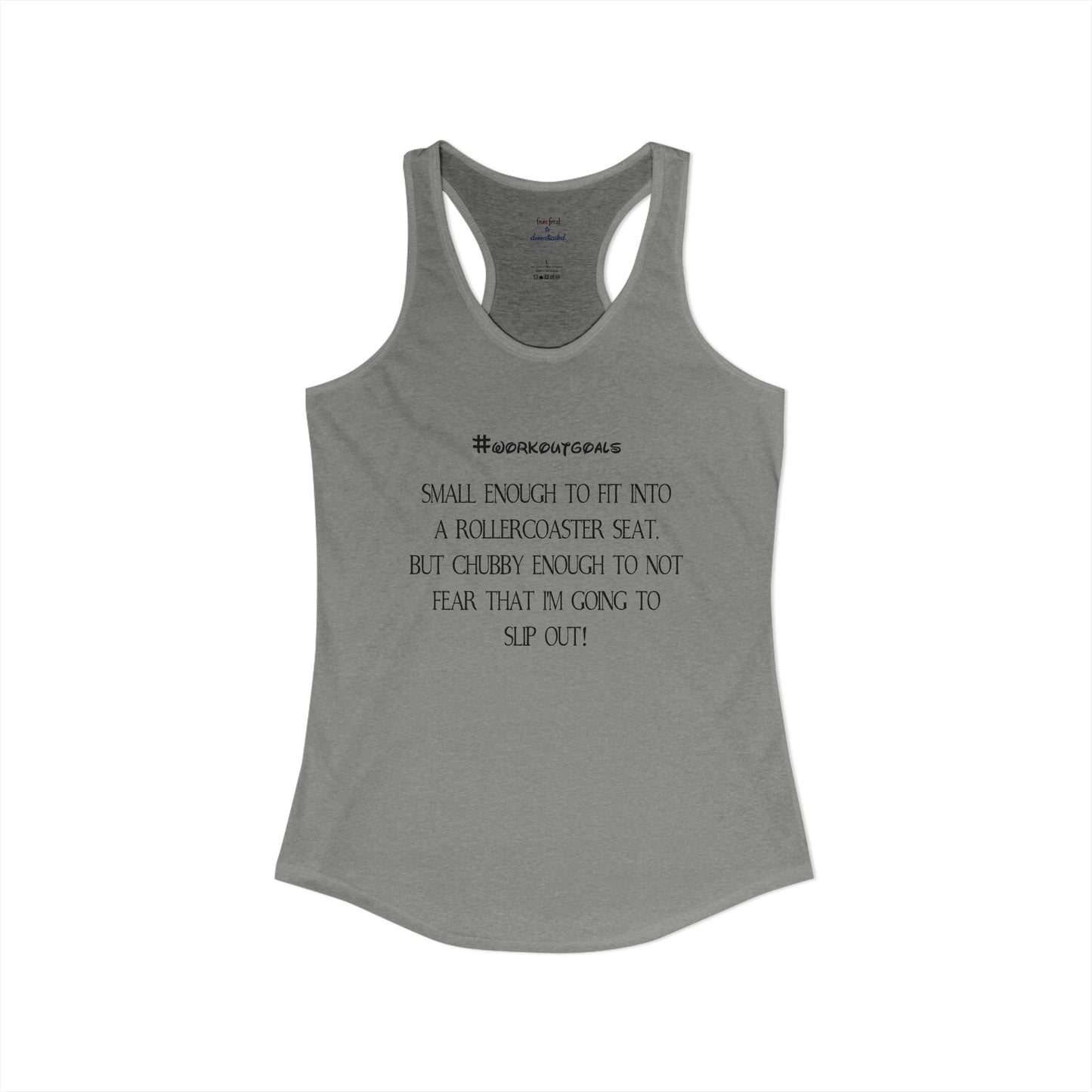Workout Goals Racerback Tank