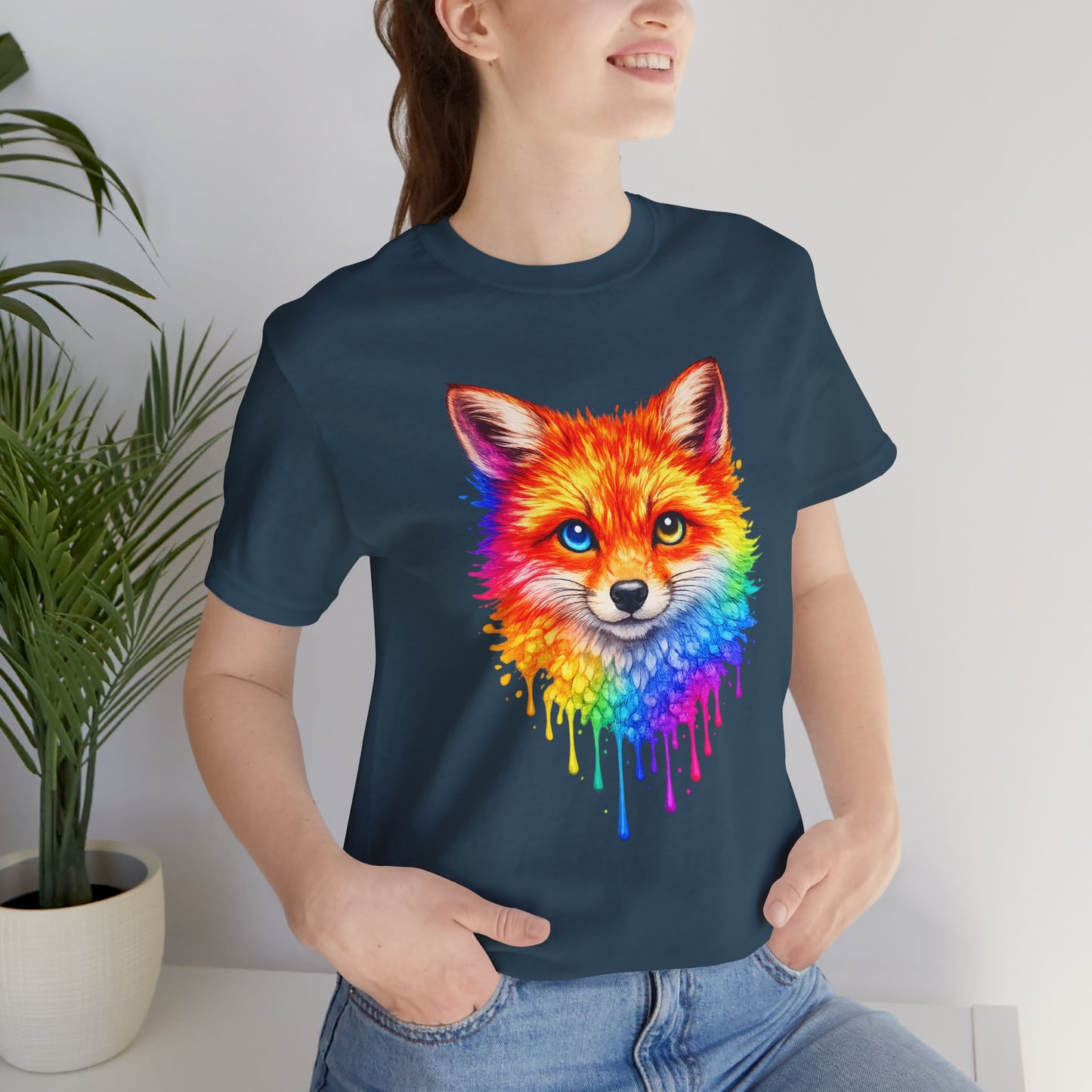 Watercolor Wildlife Fox T-Shirt