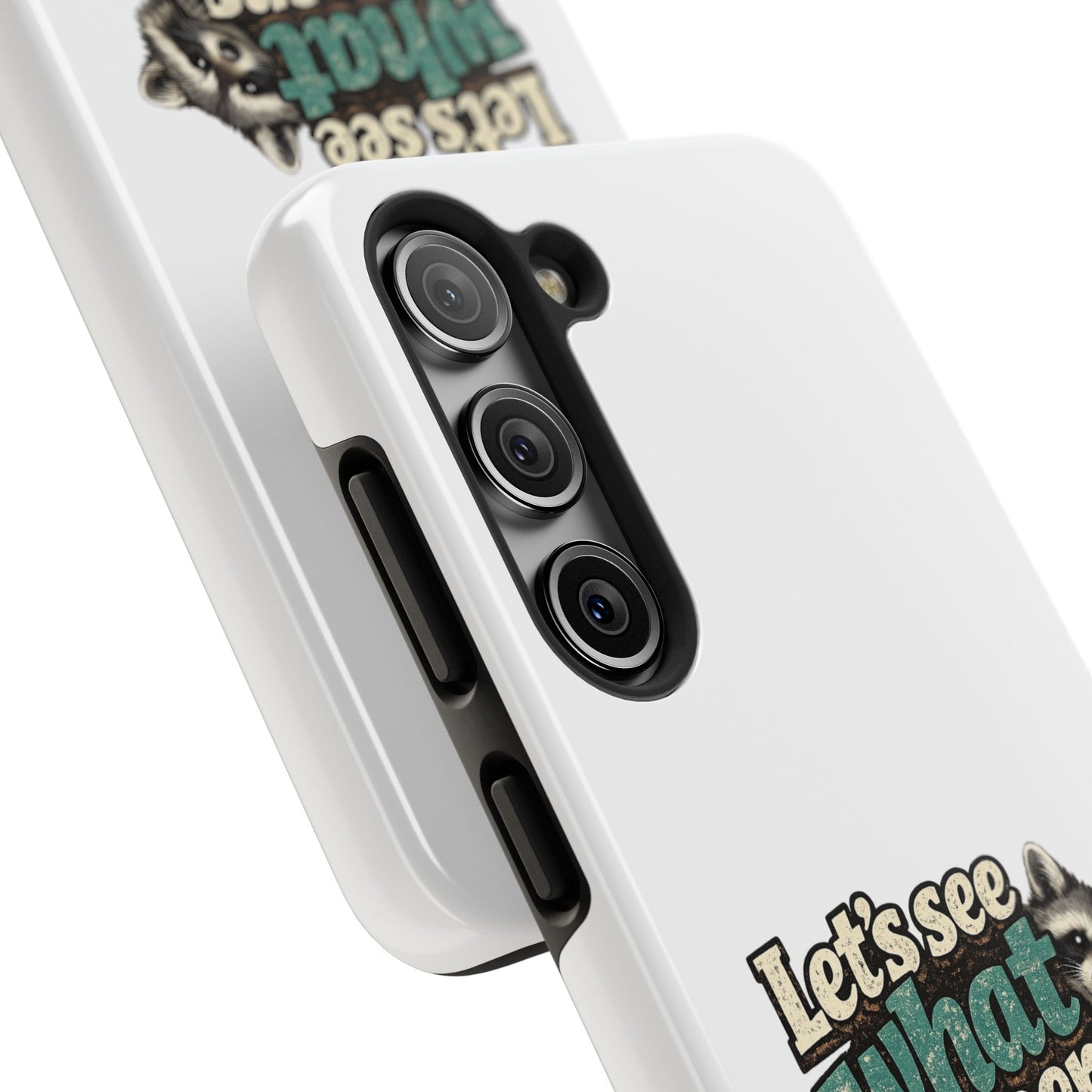 Peek & See Raccoon Phone Case — Tough & Cute Protective Phone Cover