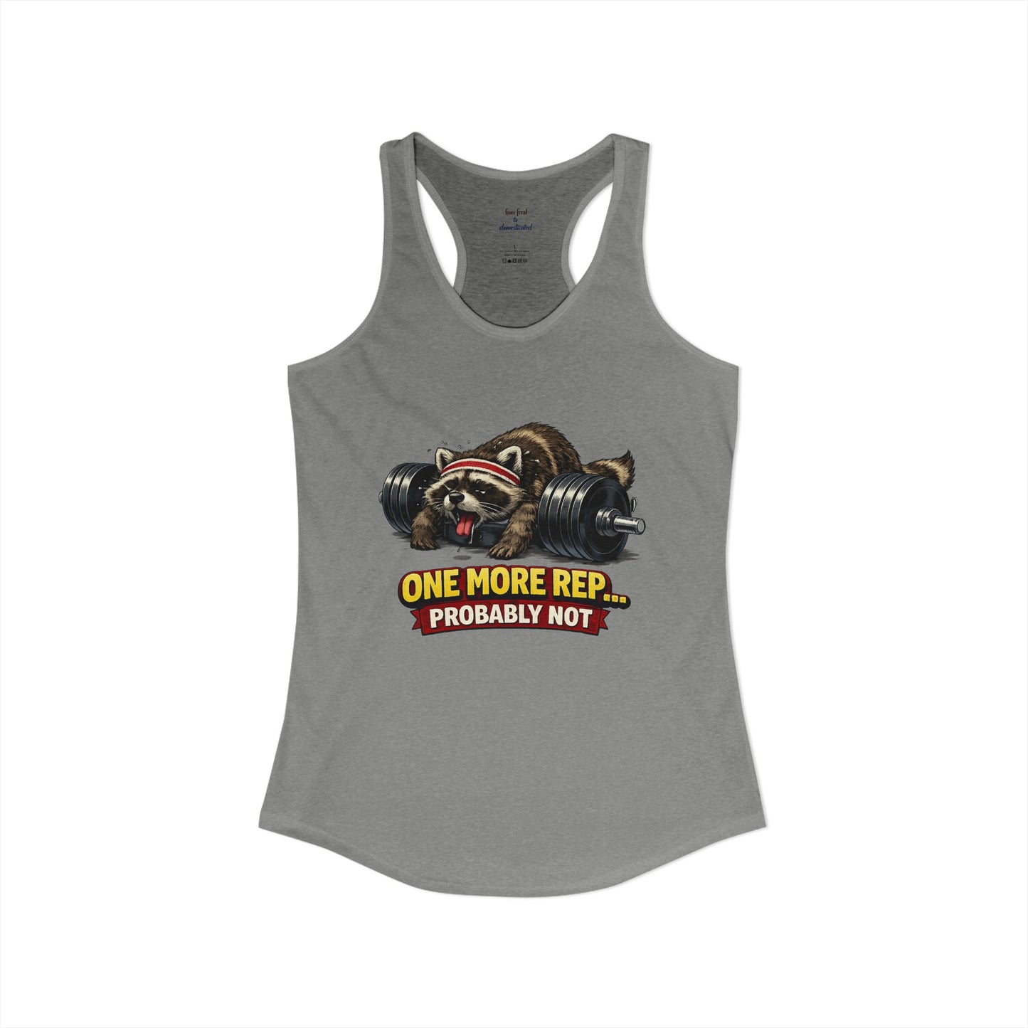 One More Rep Racerback Tank