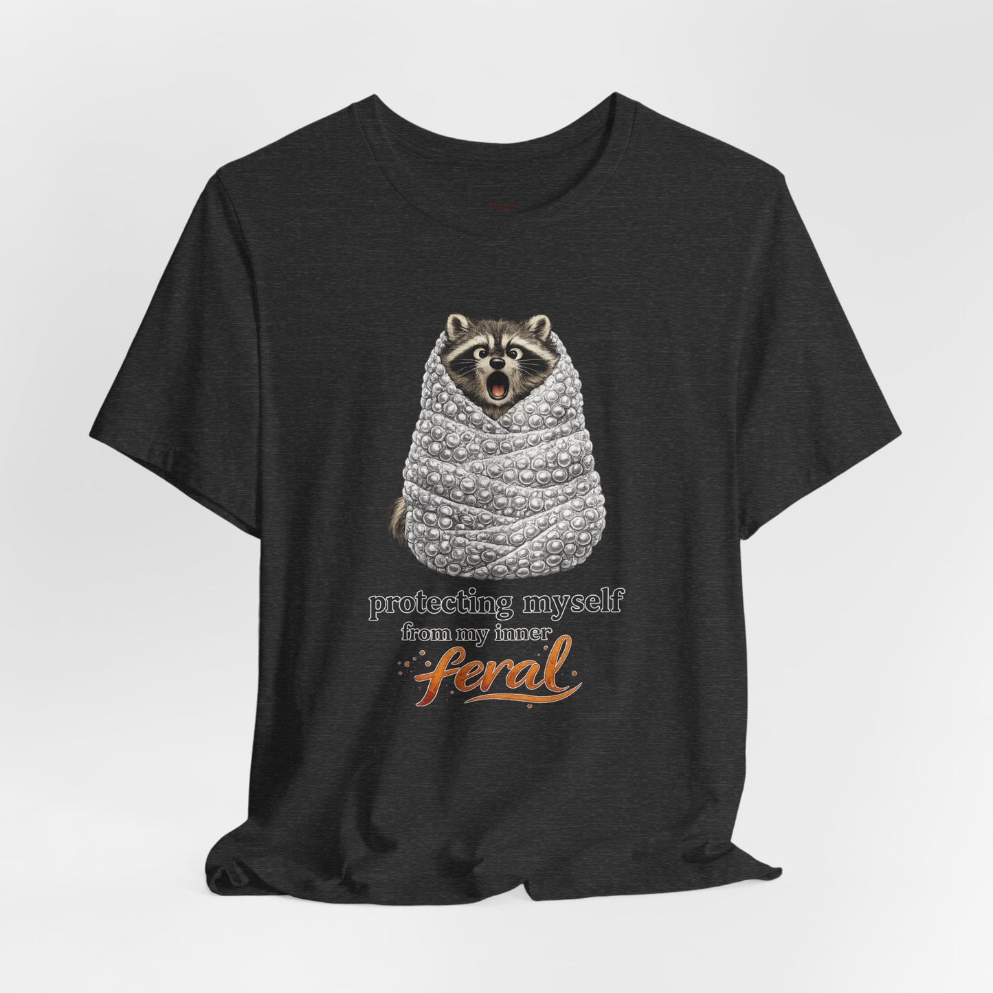 Bubble Wrapped Raccoon T-shirt
