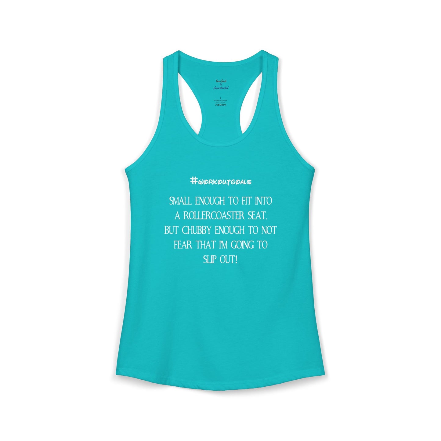 Workout Goals Racerback Tank