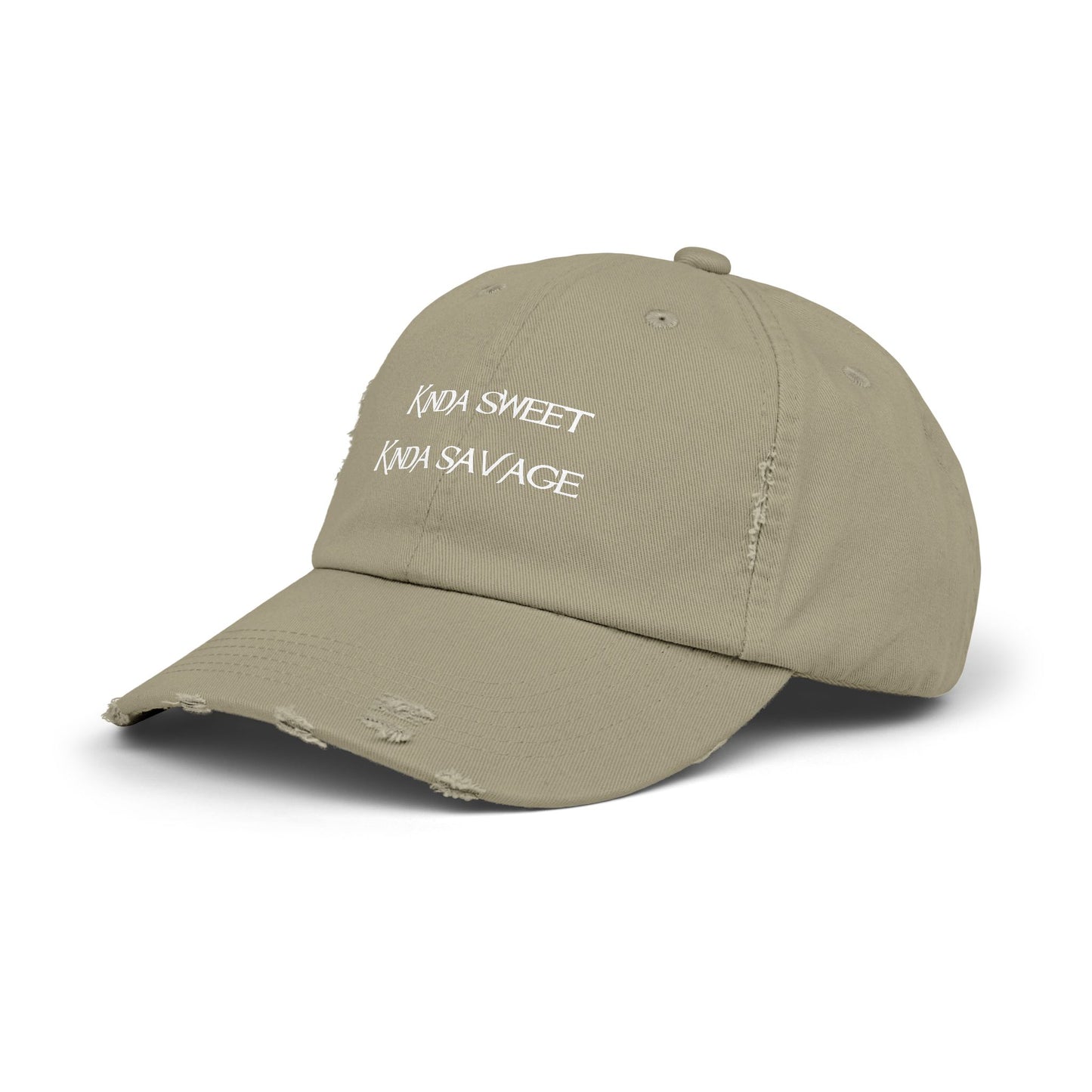 "Kinda Sweet" Distressed Cap —  Funny Truth Hat