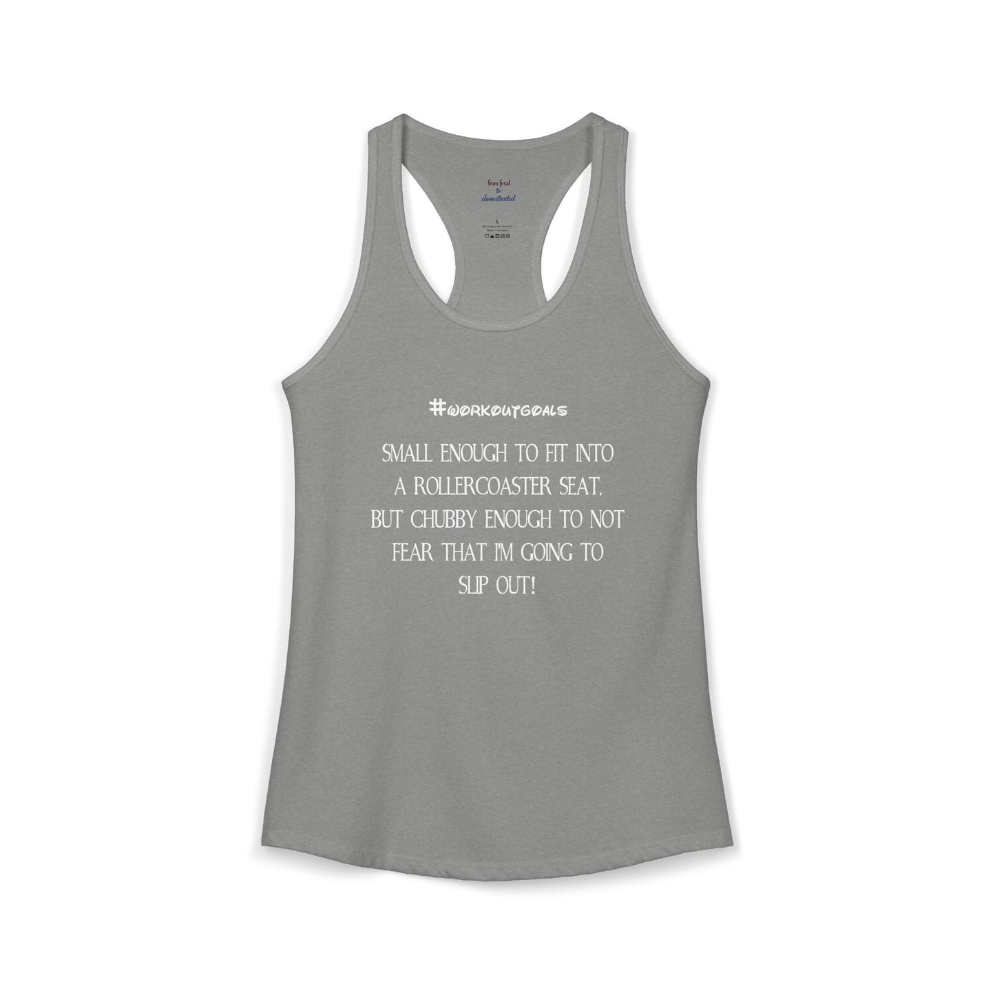 Workout Goals Racerback Tank