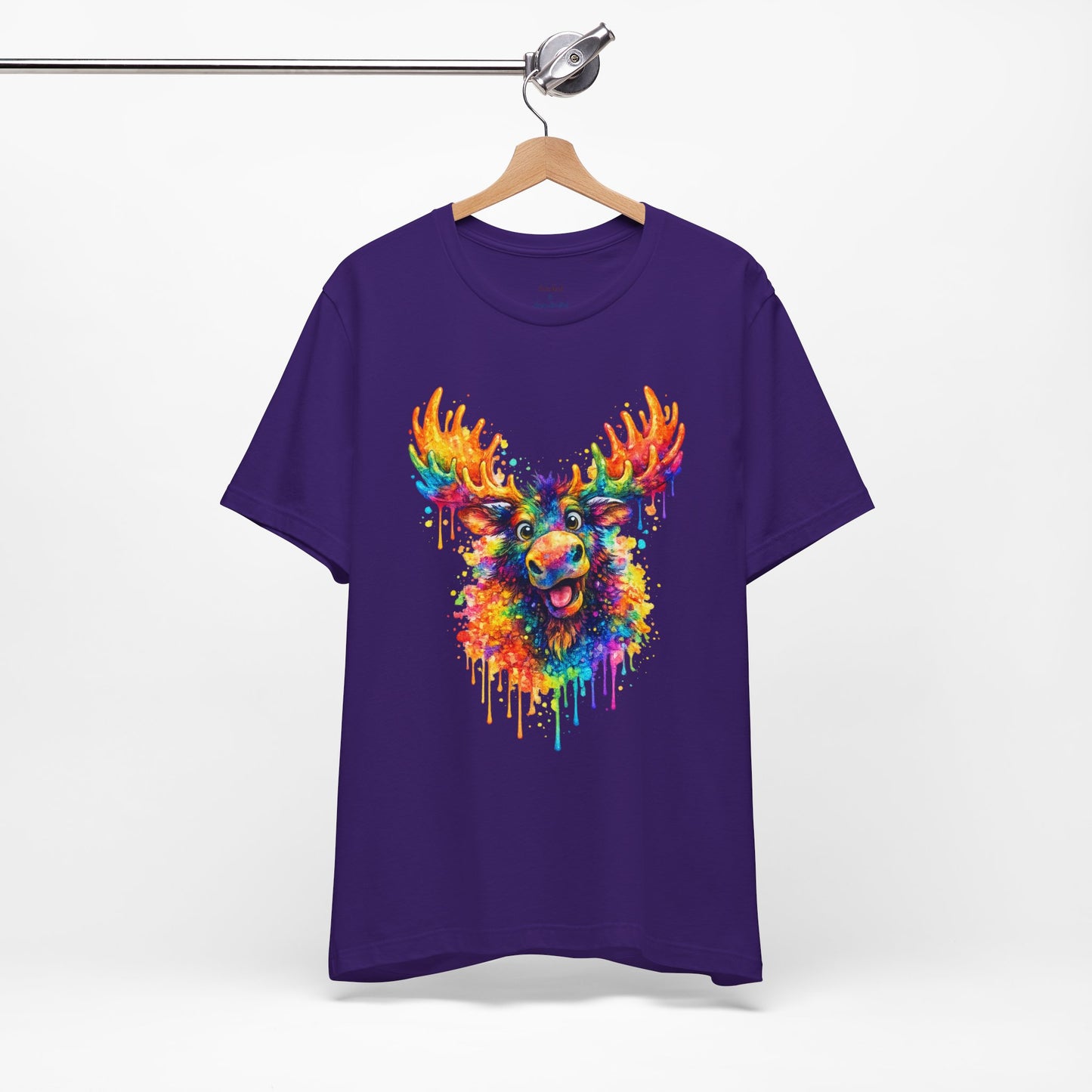 Watercolor Wildlife Moose T-Shirt