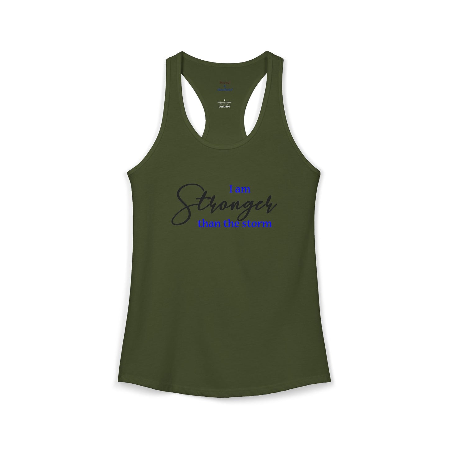 Stronger Than The Storm Racerback Tank