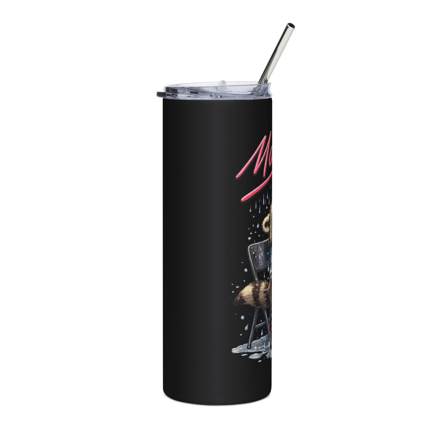 Maniac Raccoon 20oz Stainless Steel Tumbler