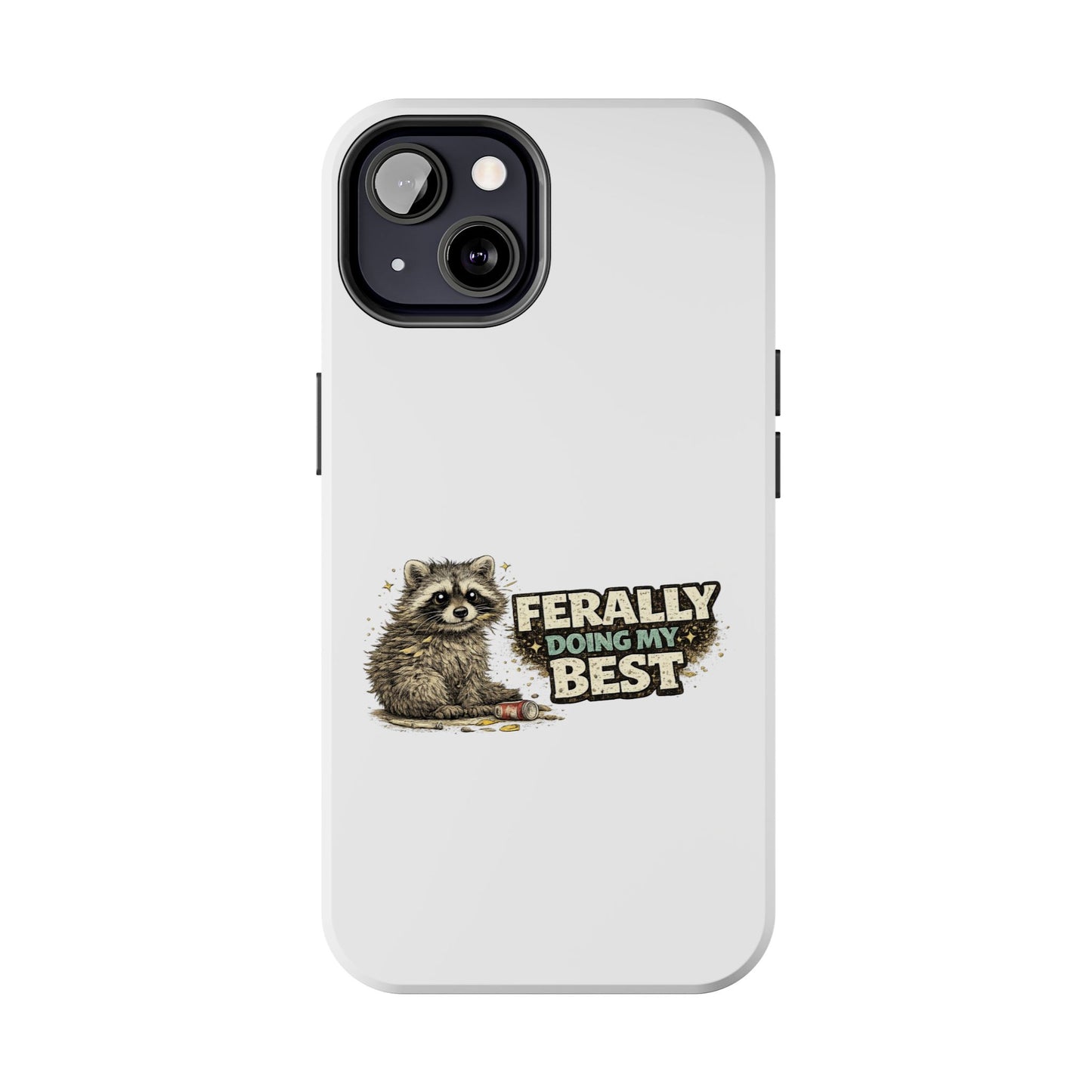 Ferally Raccoon Phone Case — Tough & Cute Protective Phone Cover