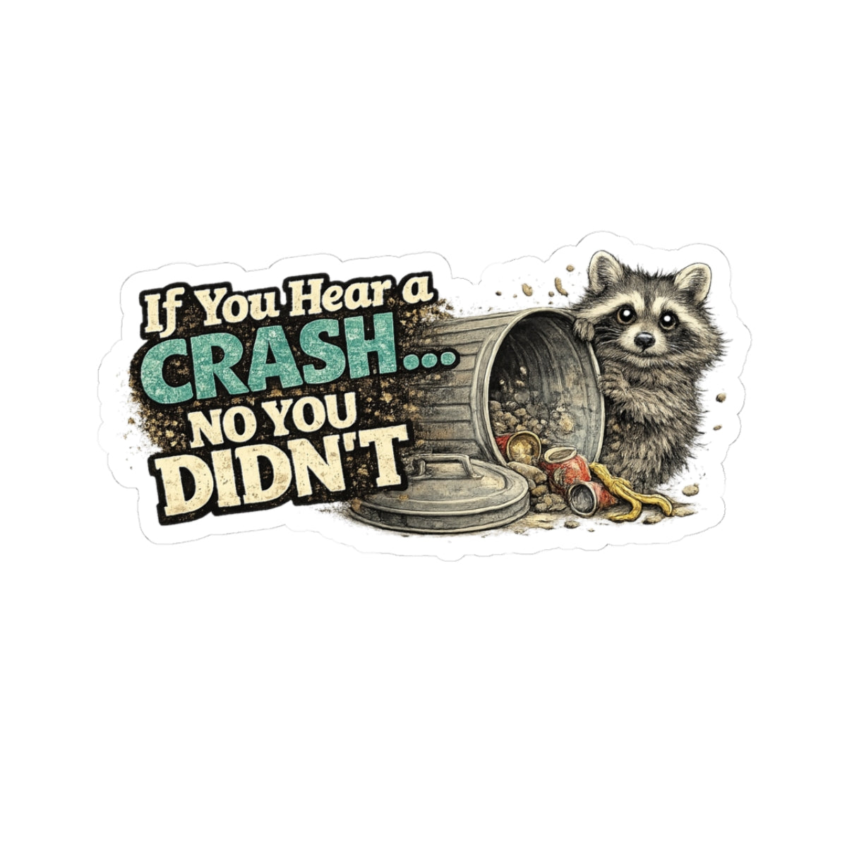 Crash Raccoon Stickers