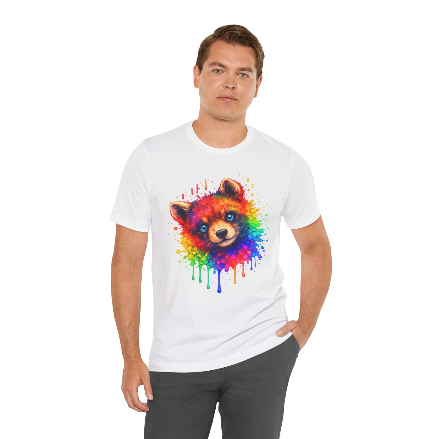 Watercolor Wildlife Bear Cub T-Shirt