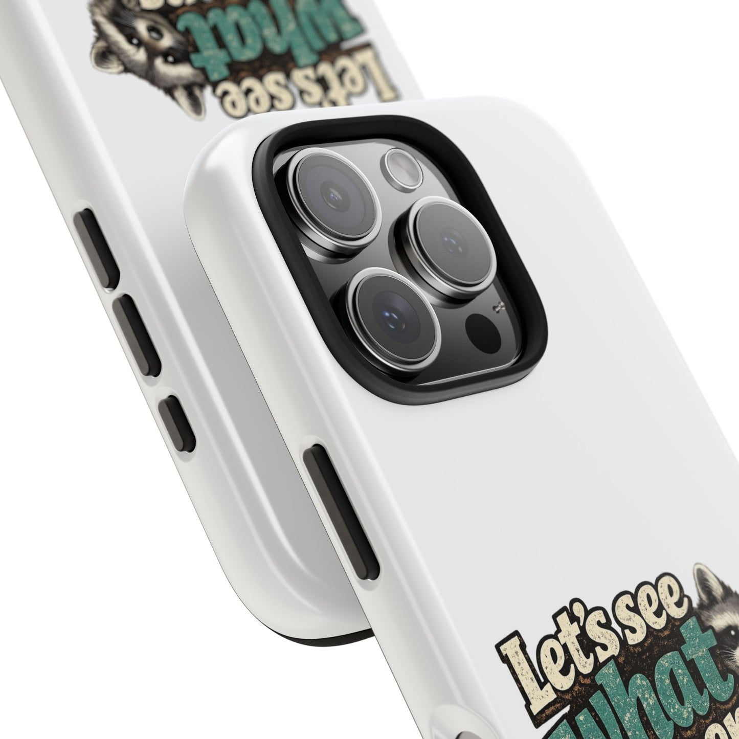 Peek & See Raccoon Phone Case — Tough & Cute Protective Phone Cover