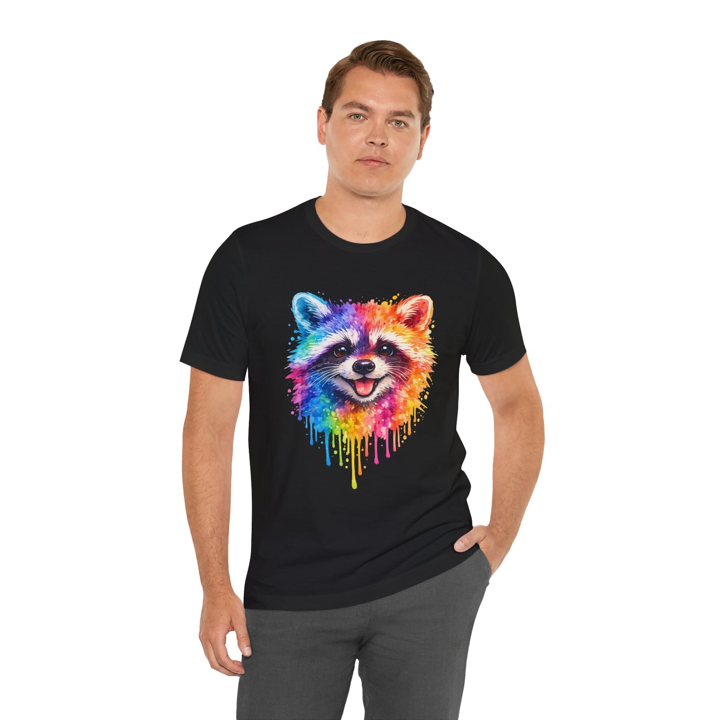 Watercolor Wildlife Raccoon T-Shirt