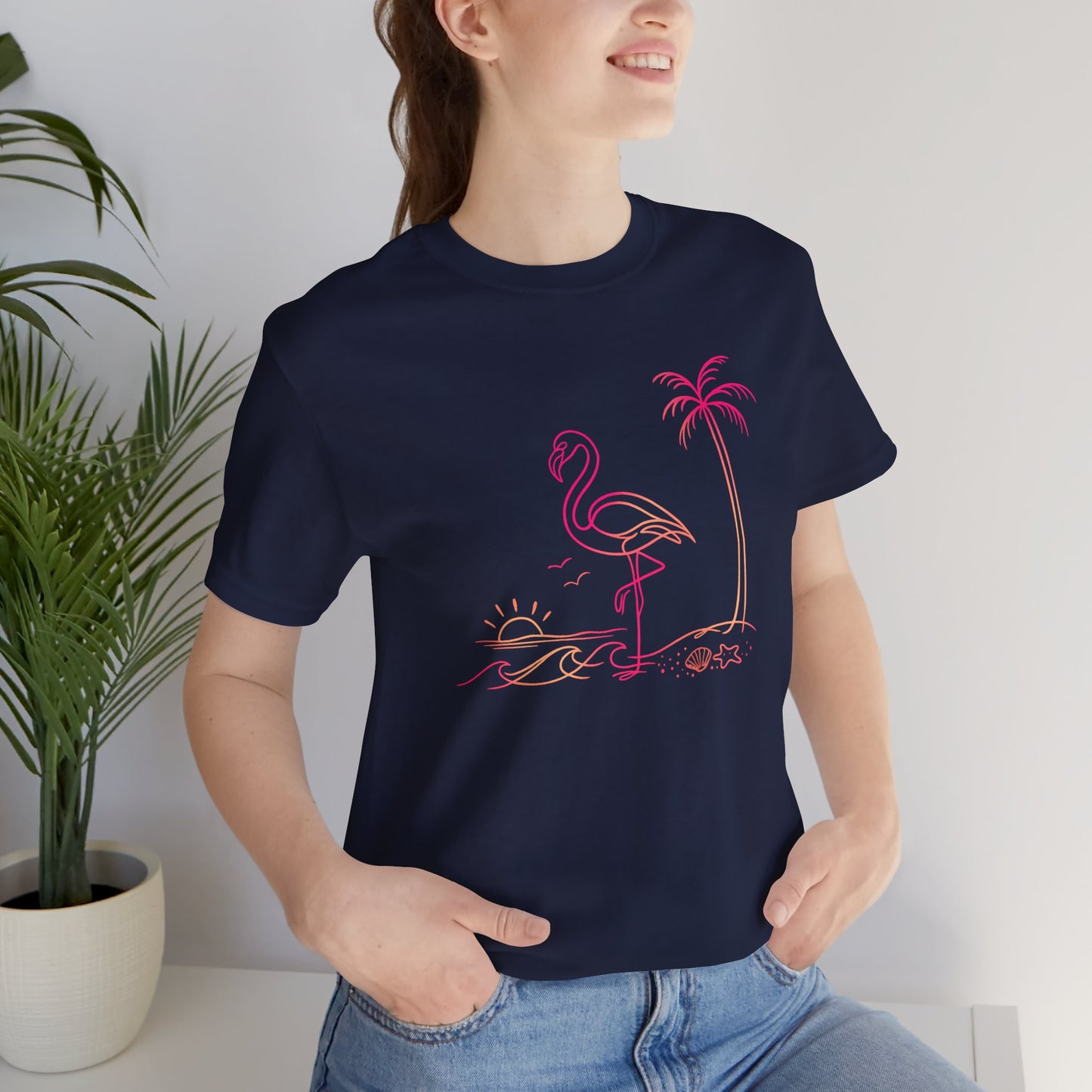 Flamingo Wild Lines T-Shirt