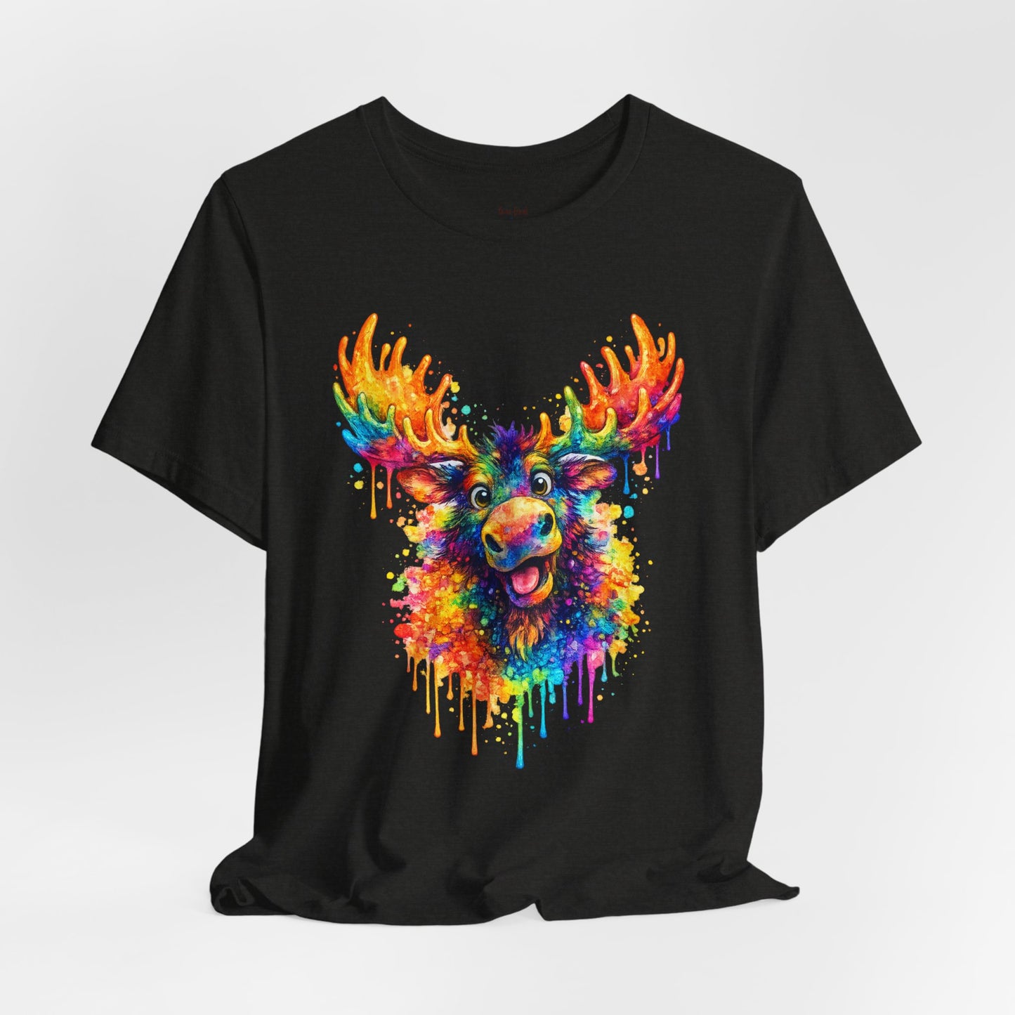 Watercolor Wildlife Moose T-Shirt