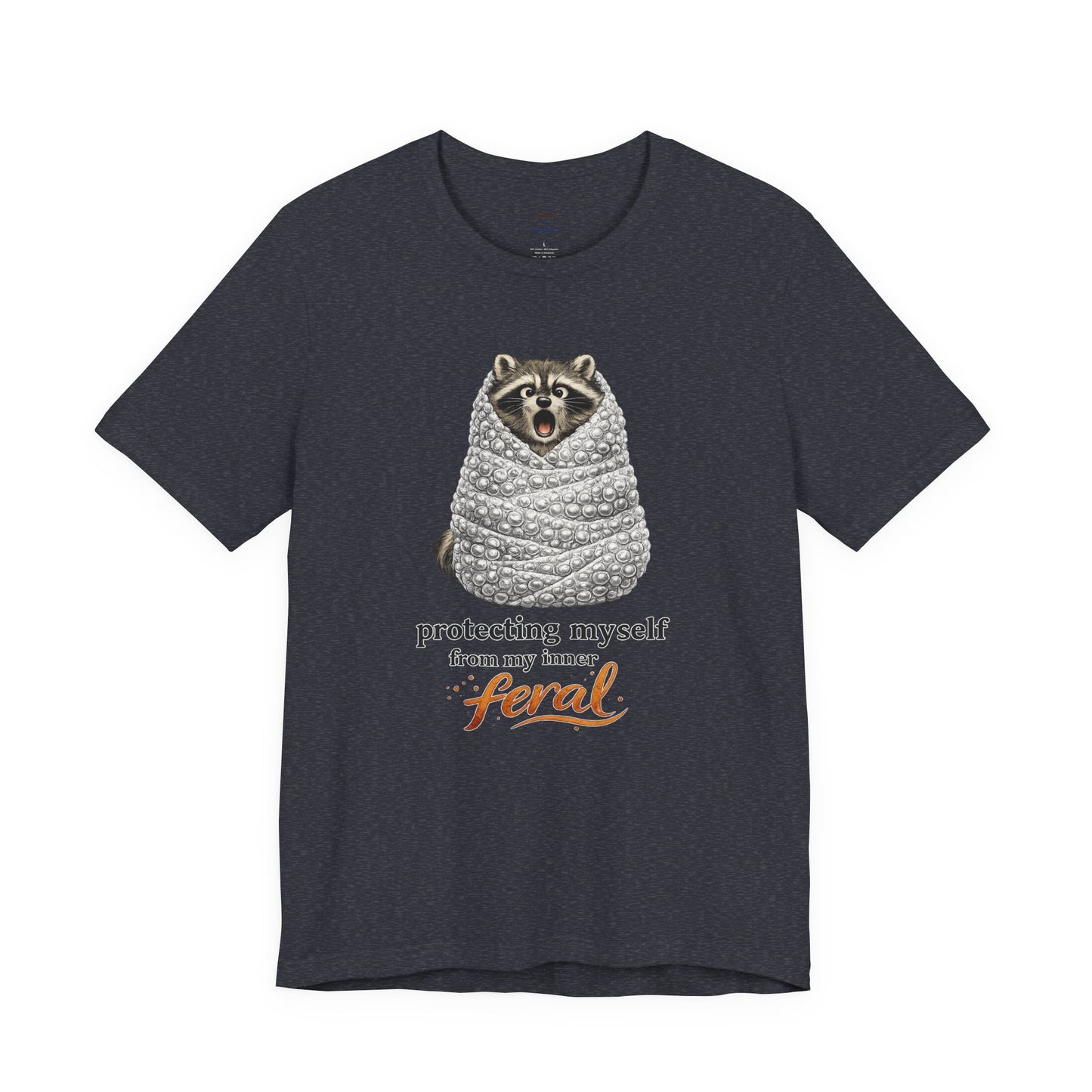 Bubble Wrapped Raccoon T-shirt