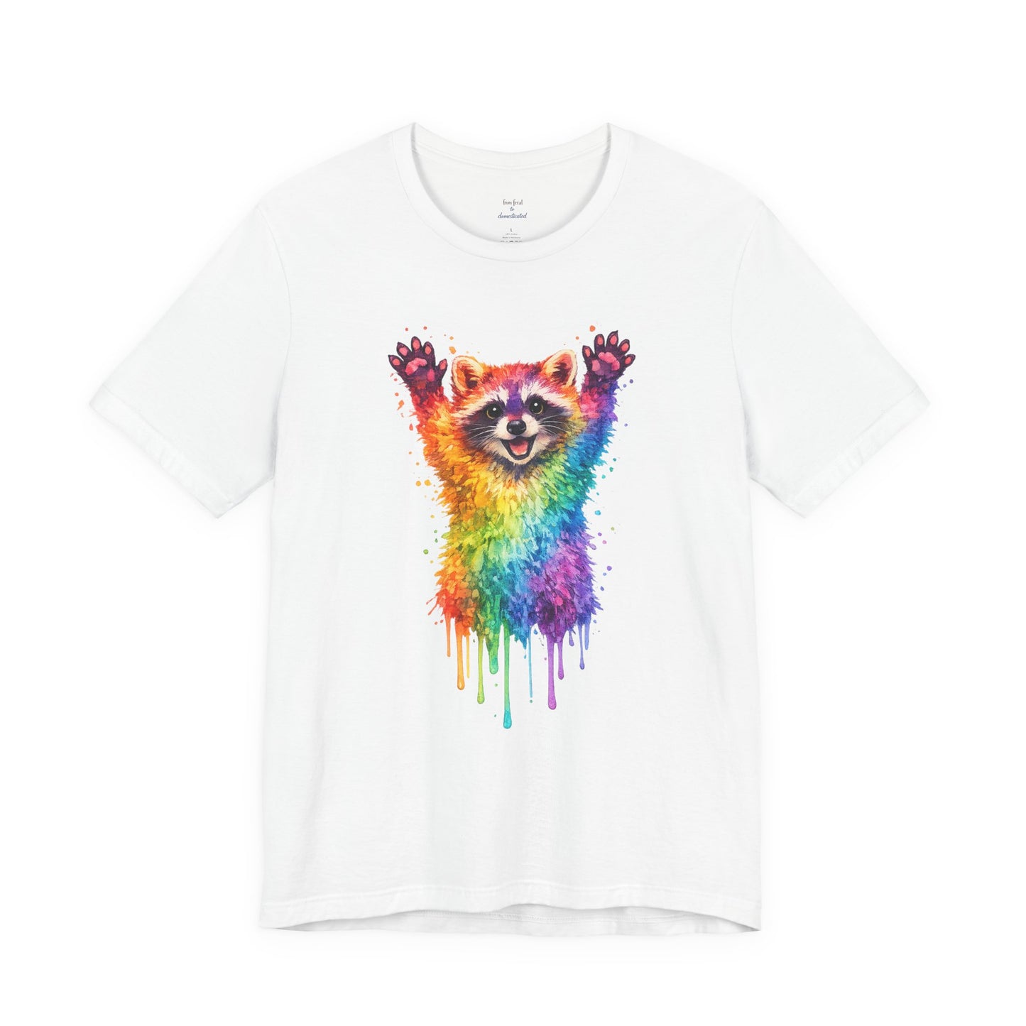 Watercolor Wildlife Raccoon T-Shirt