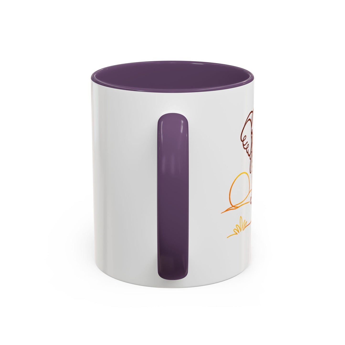 Safari Sunrise Coffee Mug — Minimal Line Elephant Design (11/15oz)
