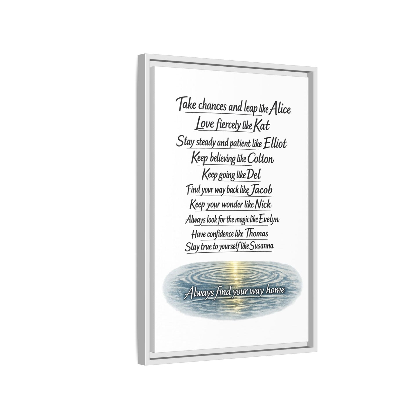 Find Your Way | Matte Canvas, Framed
