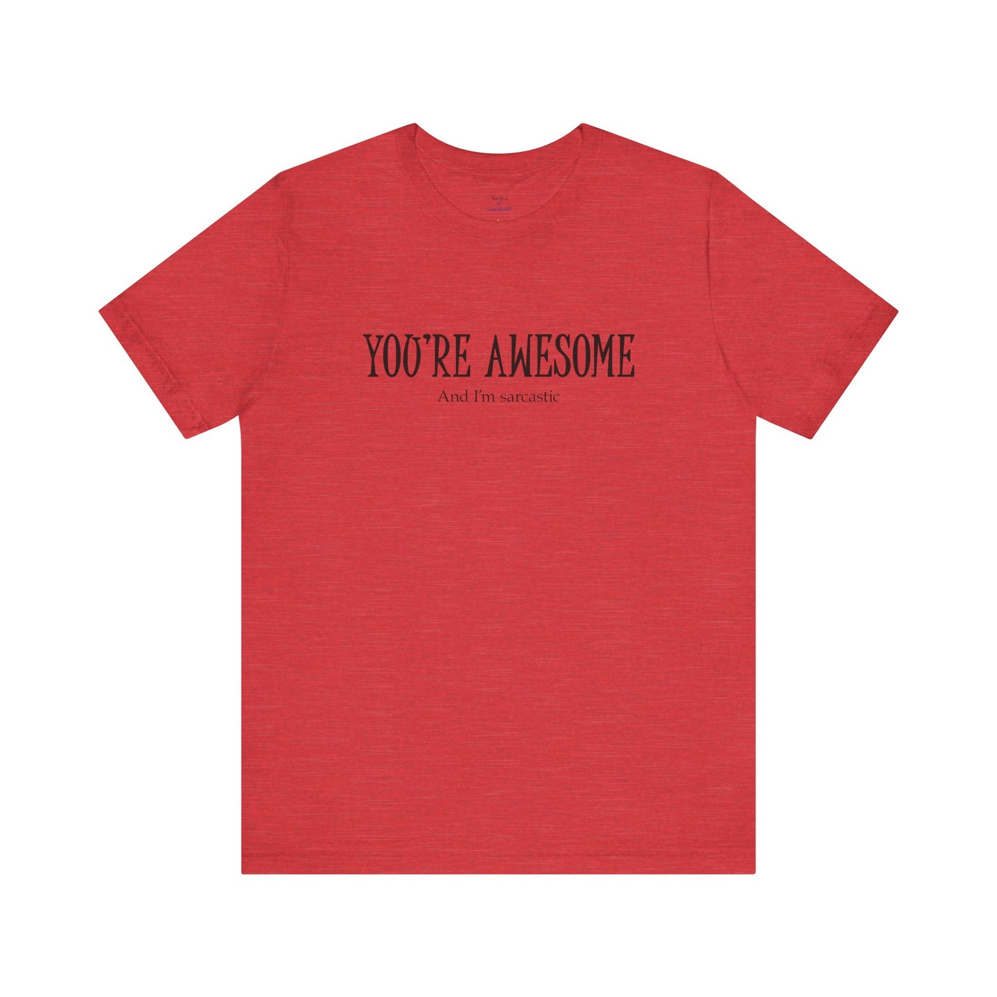 You're Awesome (And I'm Sarcastic) T-Shirt