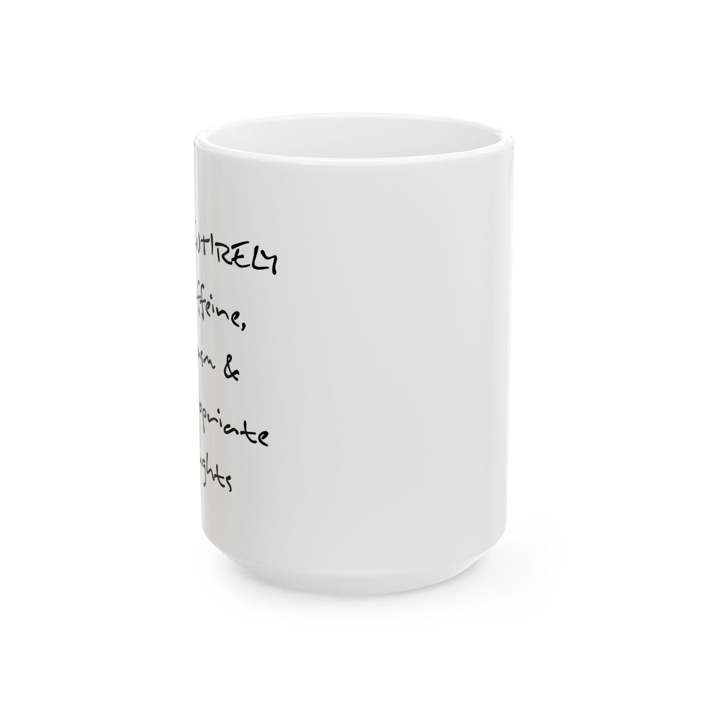 "Run On" Ceramic Mug  (11oz & 15oz)