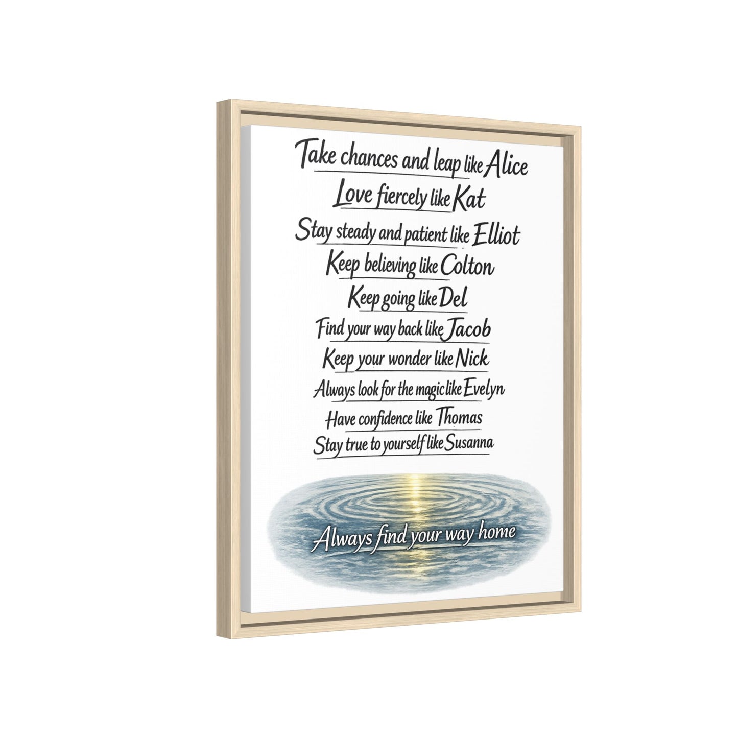 Find Your Way | Matte Canvas, Framed