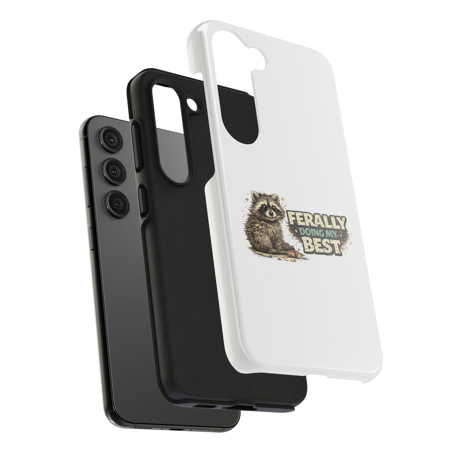 Ferally Raccoon Phone Case — Tough & Cute Protective Phone Cover