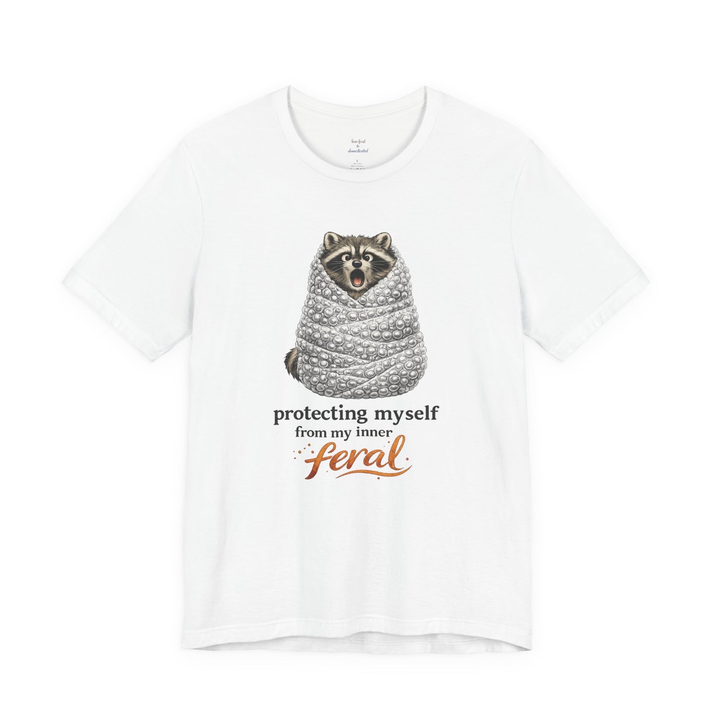 Bubble Wrapped Raccoon T-shirt