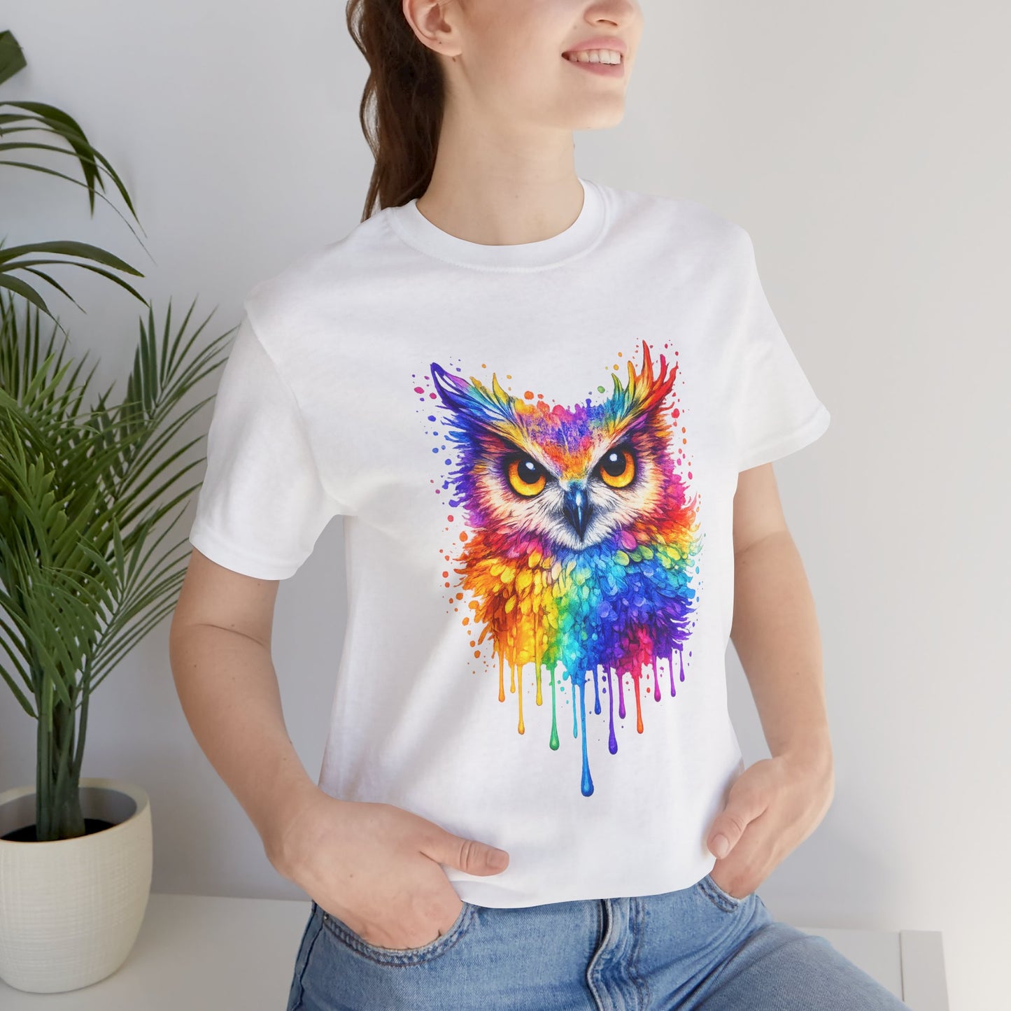 Watercolor Wildlife Owl T-Shirt