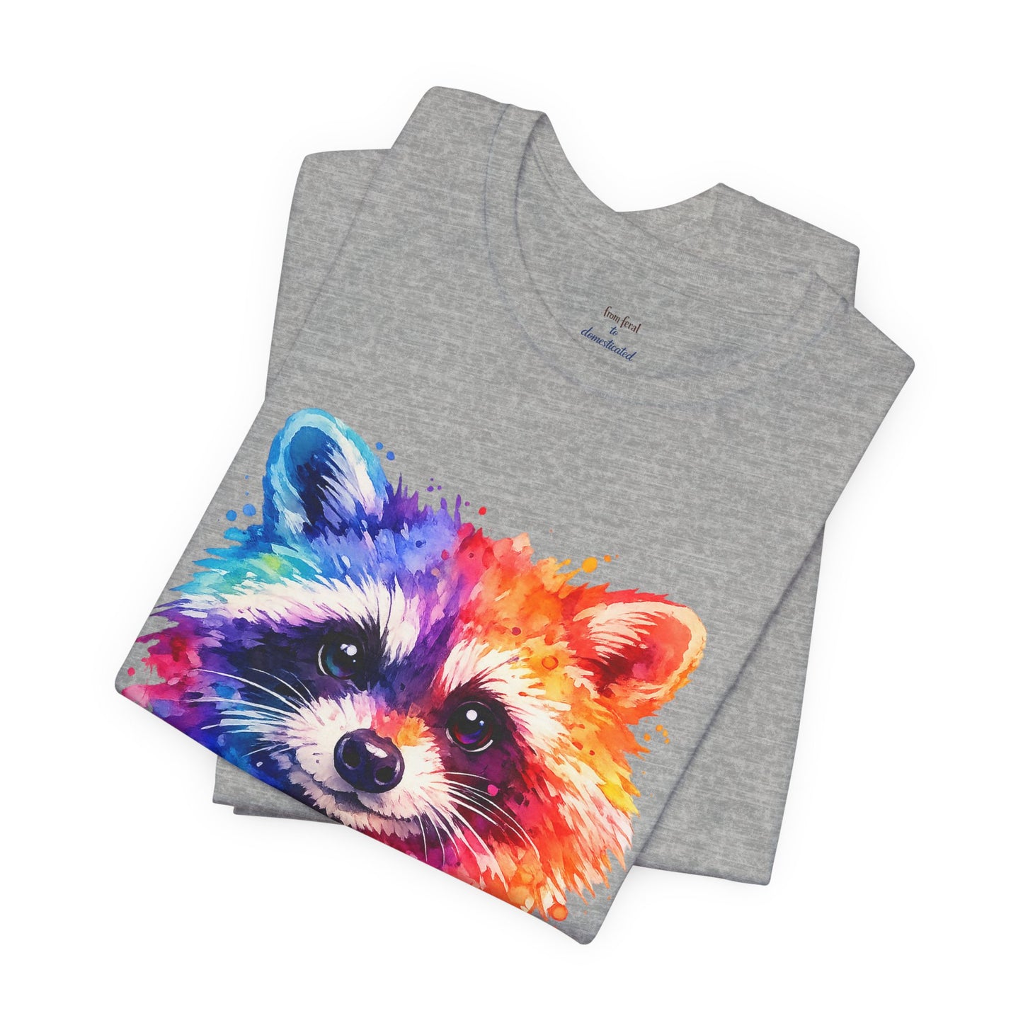 Watercolor Wildlife Raccoon T-Shirt